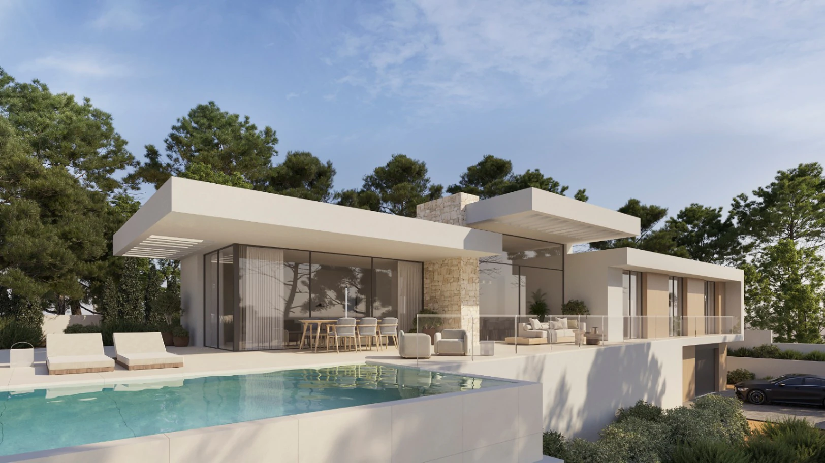 Chalet obra nueva en venta en Molinos Benitachell, Costa Blanca