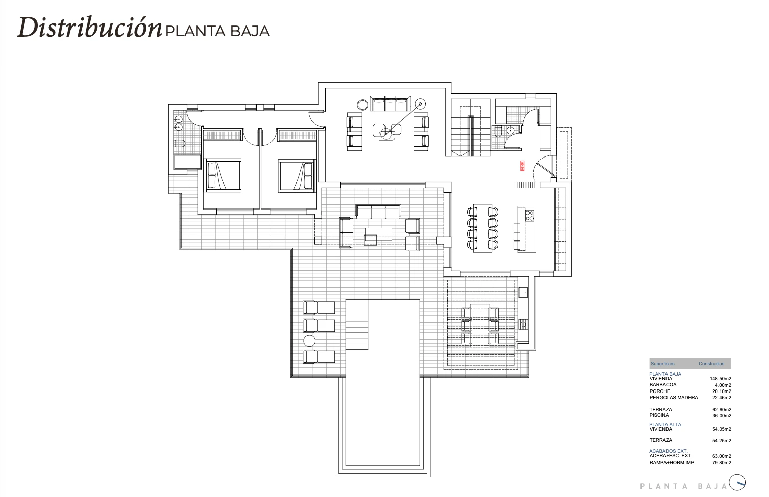 Villa estilo estilo ibicenco-mediterráneo en venta en Benissa |Fustera