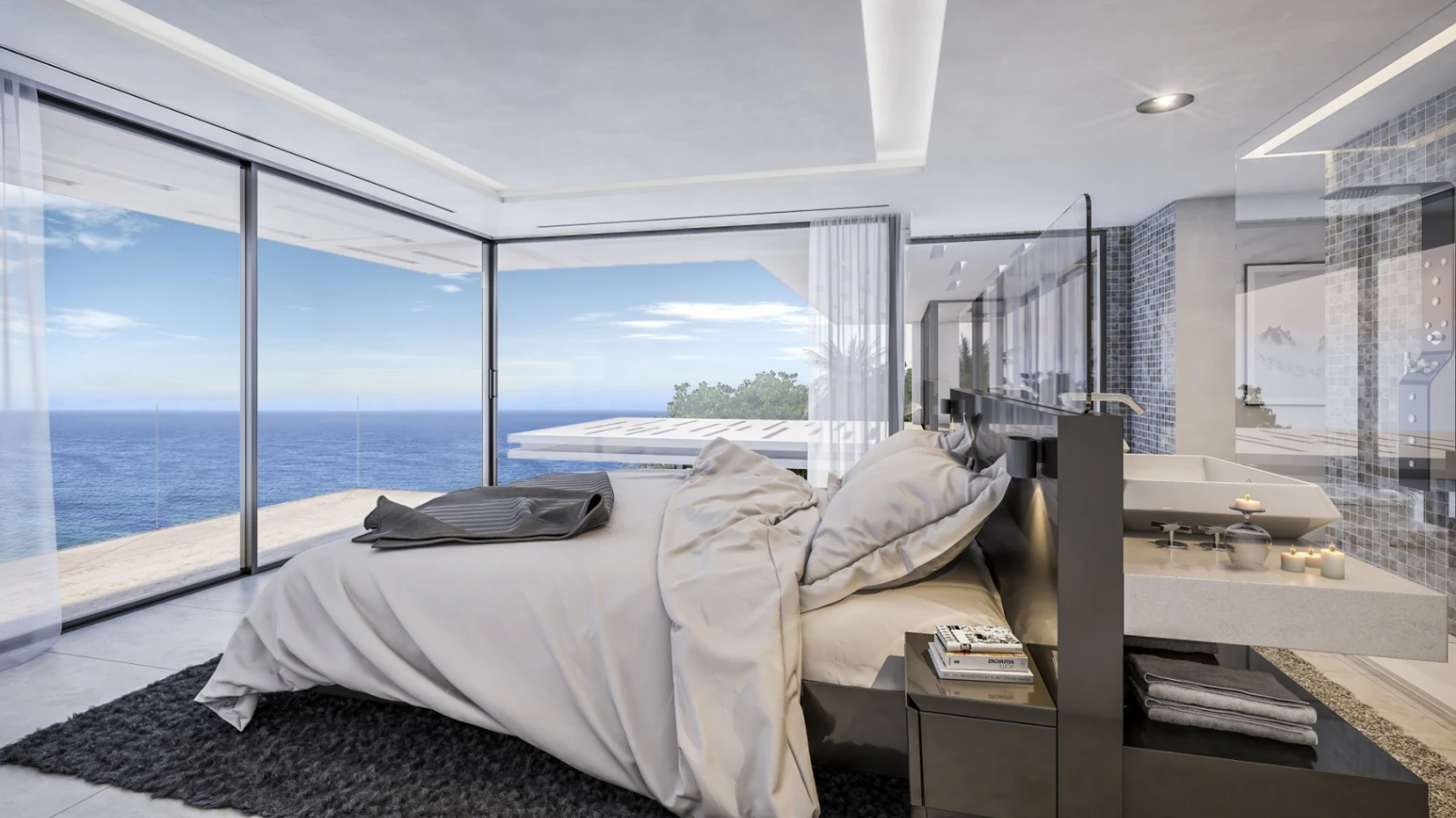 Chalet obra nueva primera linea de mar en venta en la Granadella Jávea, Costa Blanca