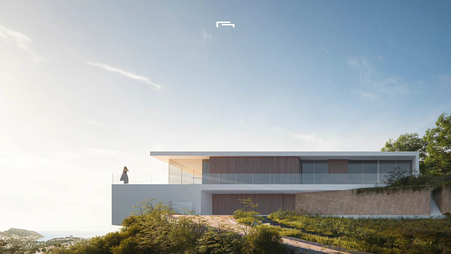Chalet obra nueva con vistas al mar en venta en El Portet Moraira, Costa Blanca