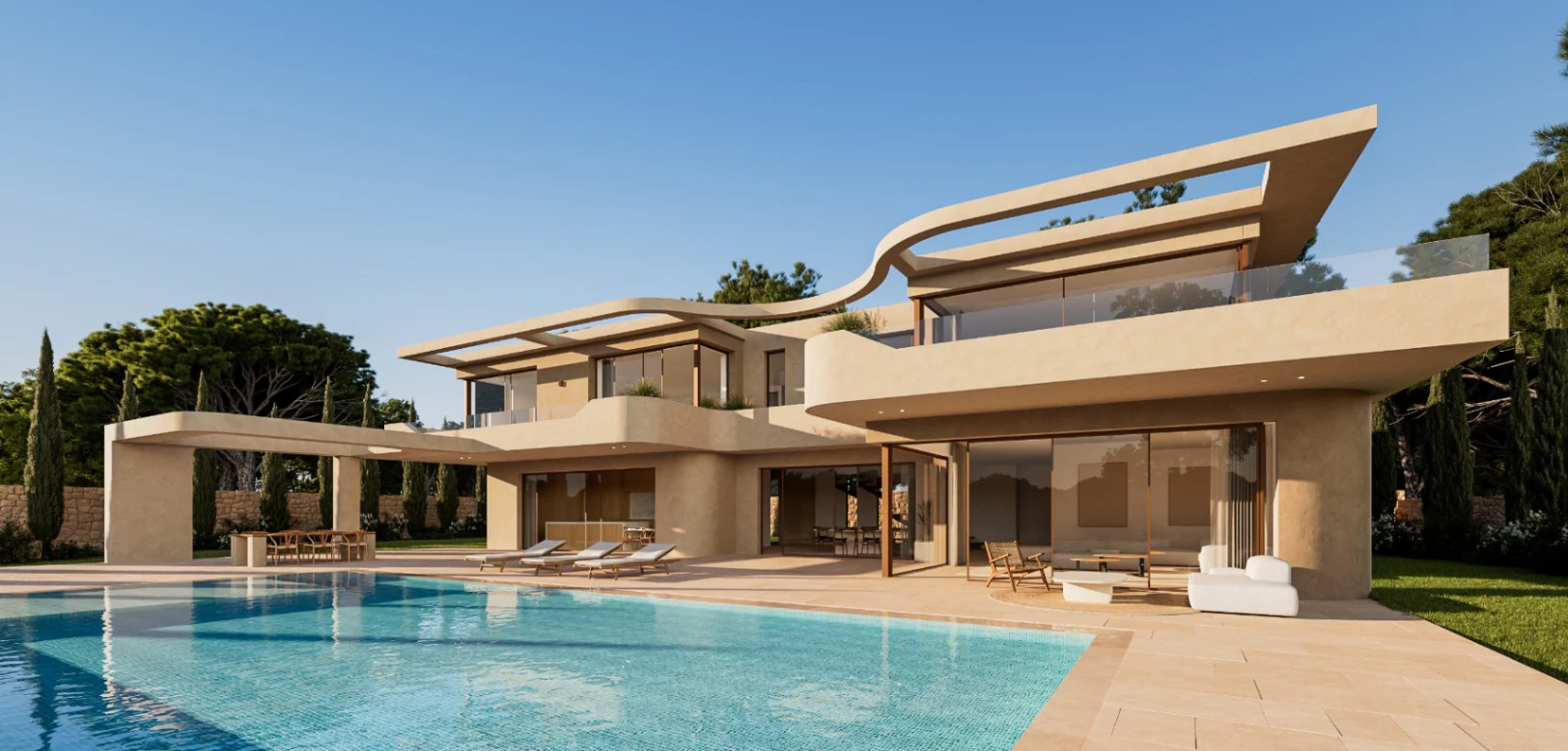 Chalet obra nueva en venta en Villes del Vent Jávea, Costa Blanca