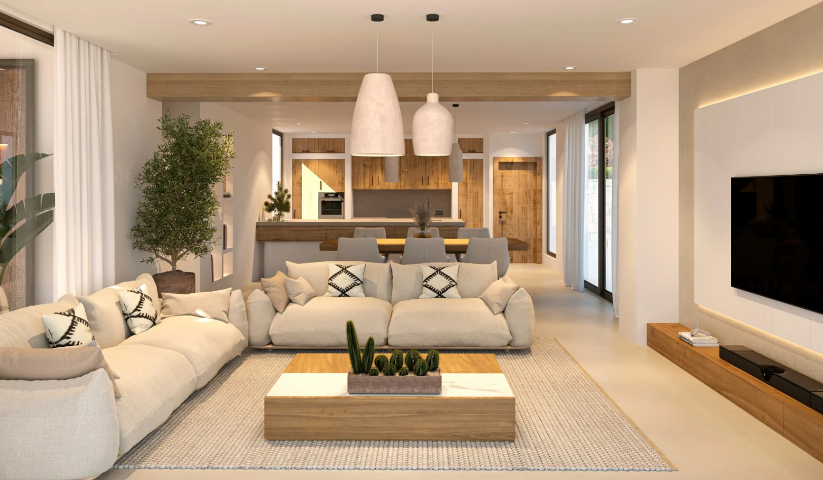 Villa estilo Ibicenco en venta en Las Lomas del Rey Jávea, Costa Blanca
