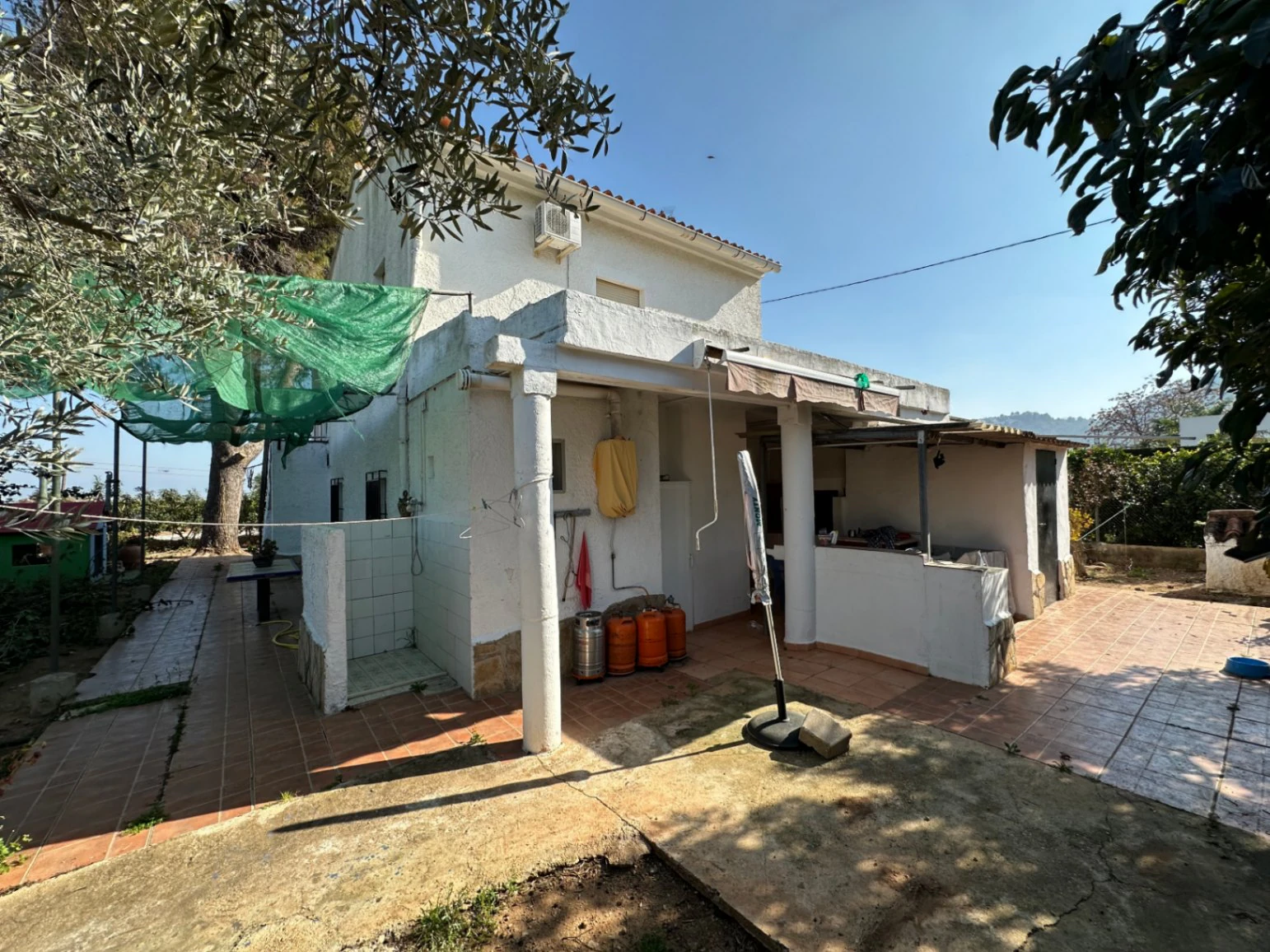 Casa de campo con 2 viviendas y vistas al mar en Pego