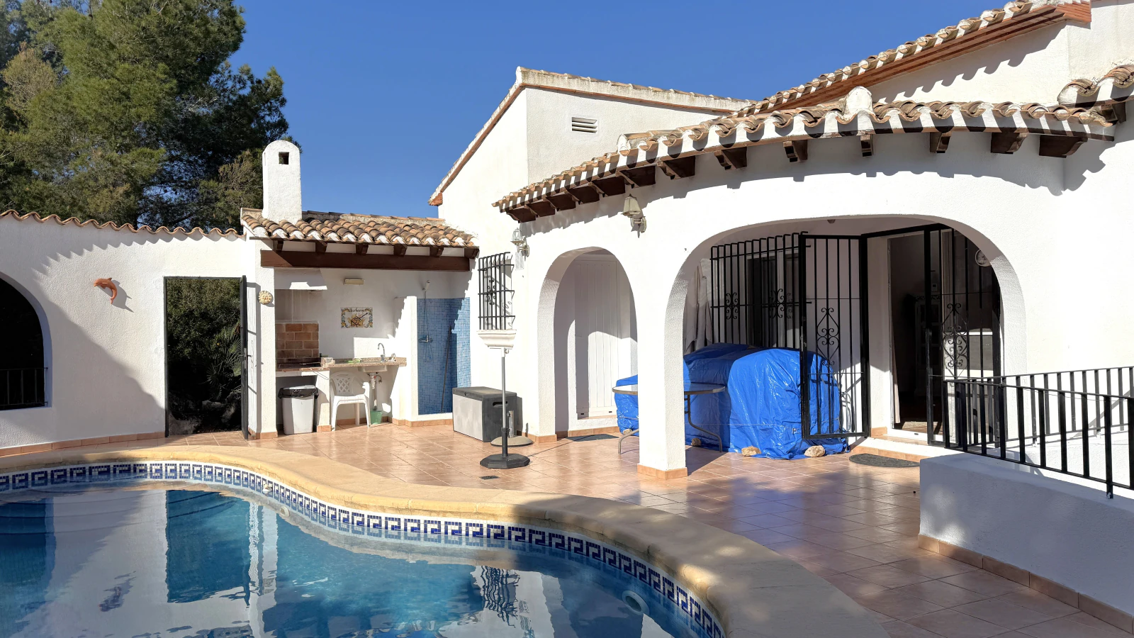 Single Storey Sunny House on Monte Pego with Pool and Terrace