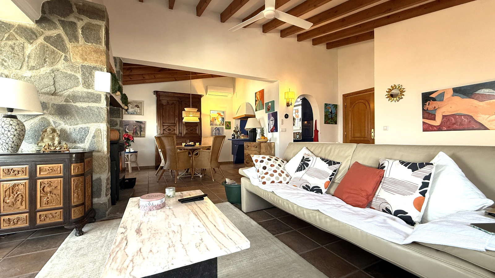 Villa de 3 chambres avec vue panoramique et piscine