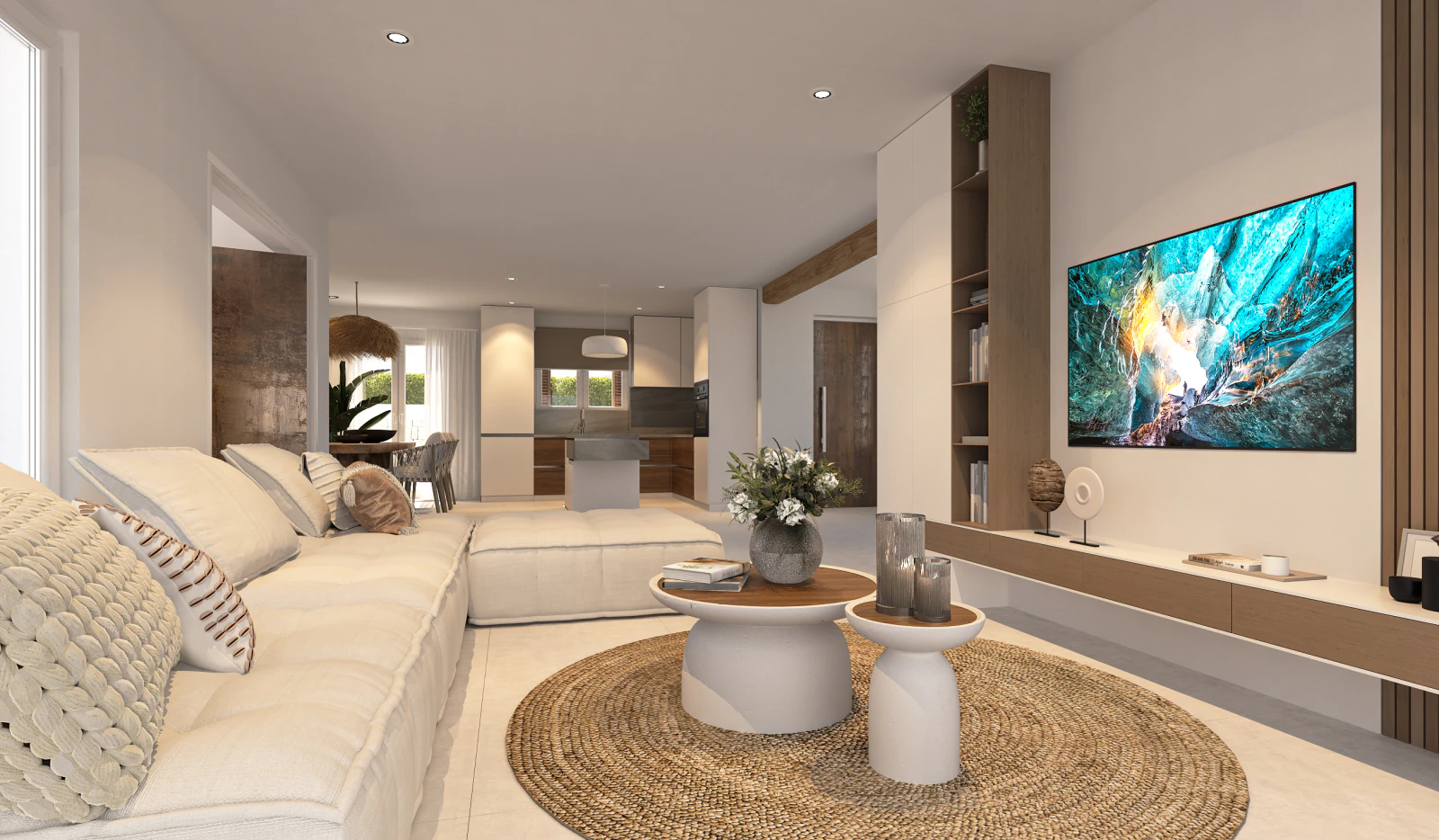 Nieuwbouwwoning met 3 slaapkamers en zwembad