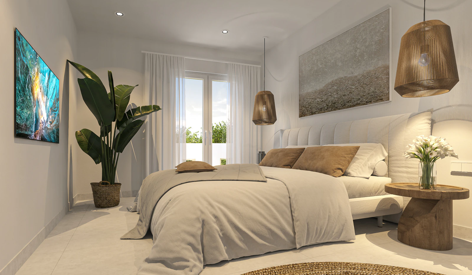 Nieuwbouwwoning met 3 slaapkamers en zwembad
