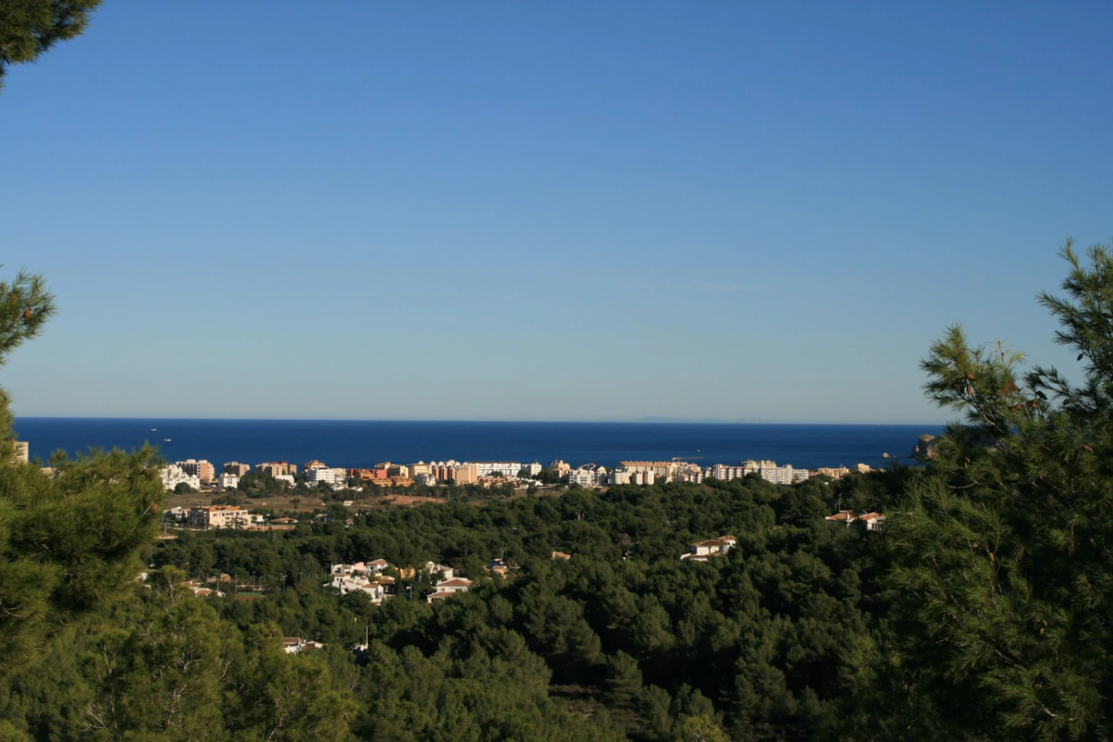 Bouwpercelen te koop met uitzicht op zee in Cansalades Javea.