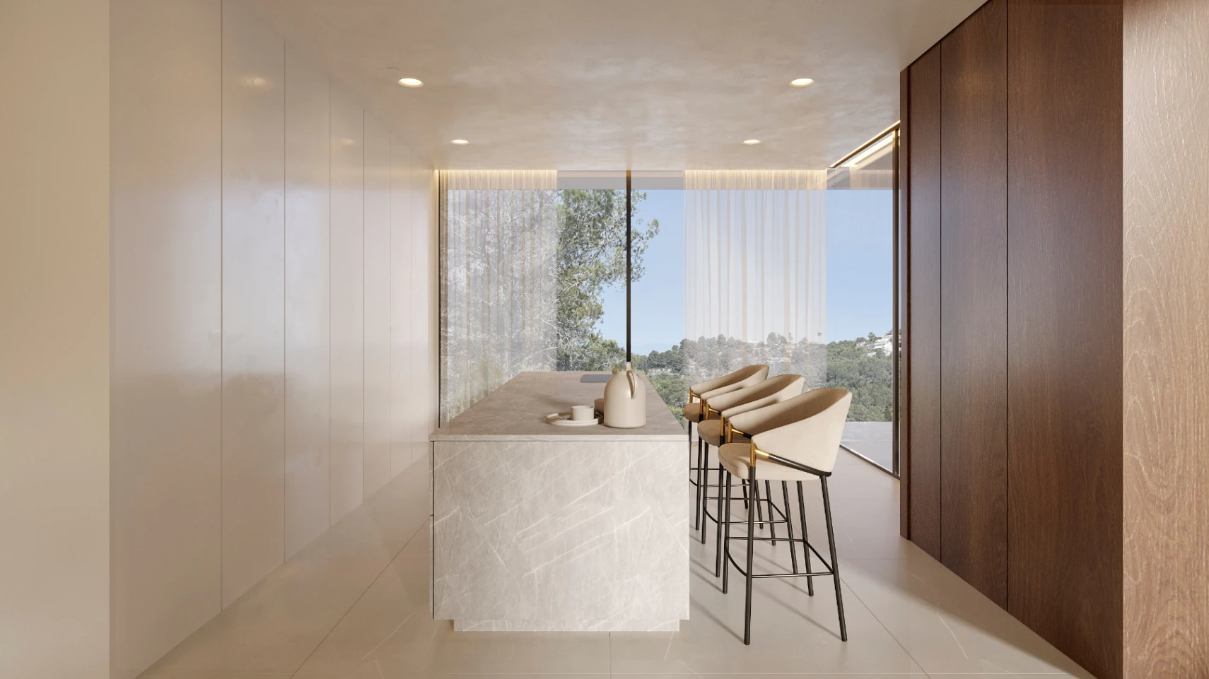Villa de lujo moderna con vistas al mar en venta en Moraira | Fanadix