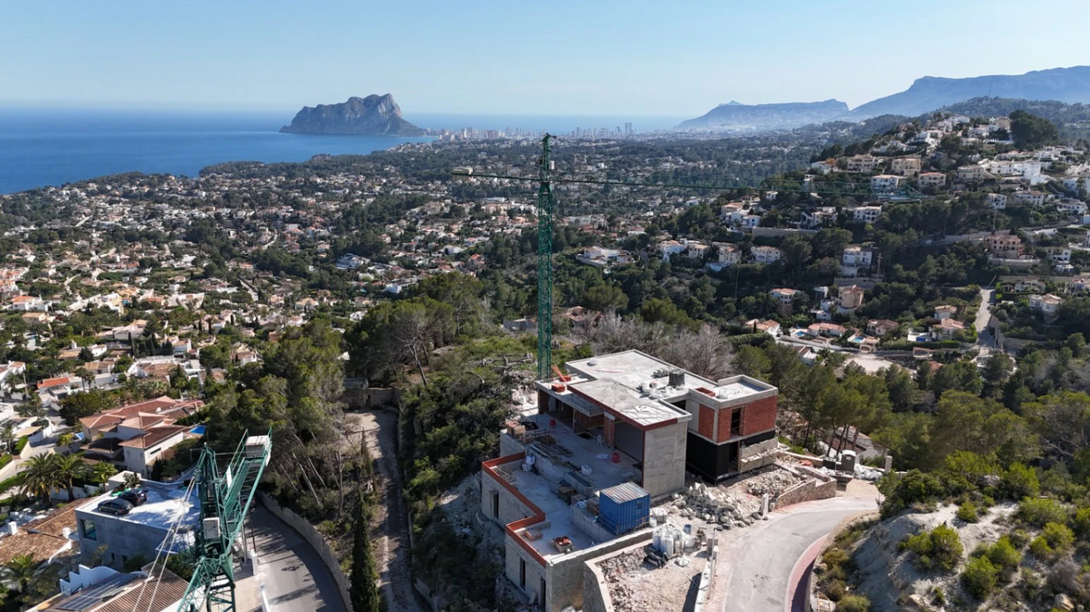 Villa de lujo moderna con vistas al mar en venta en Moraira | Fanadix