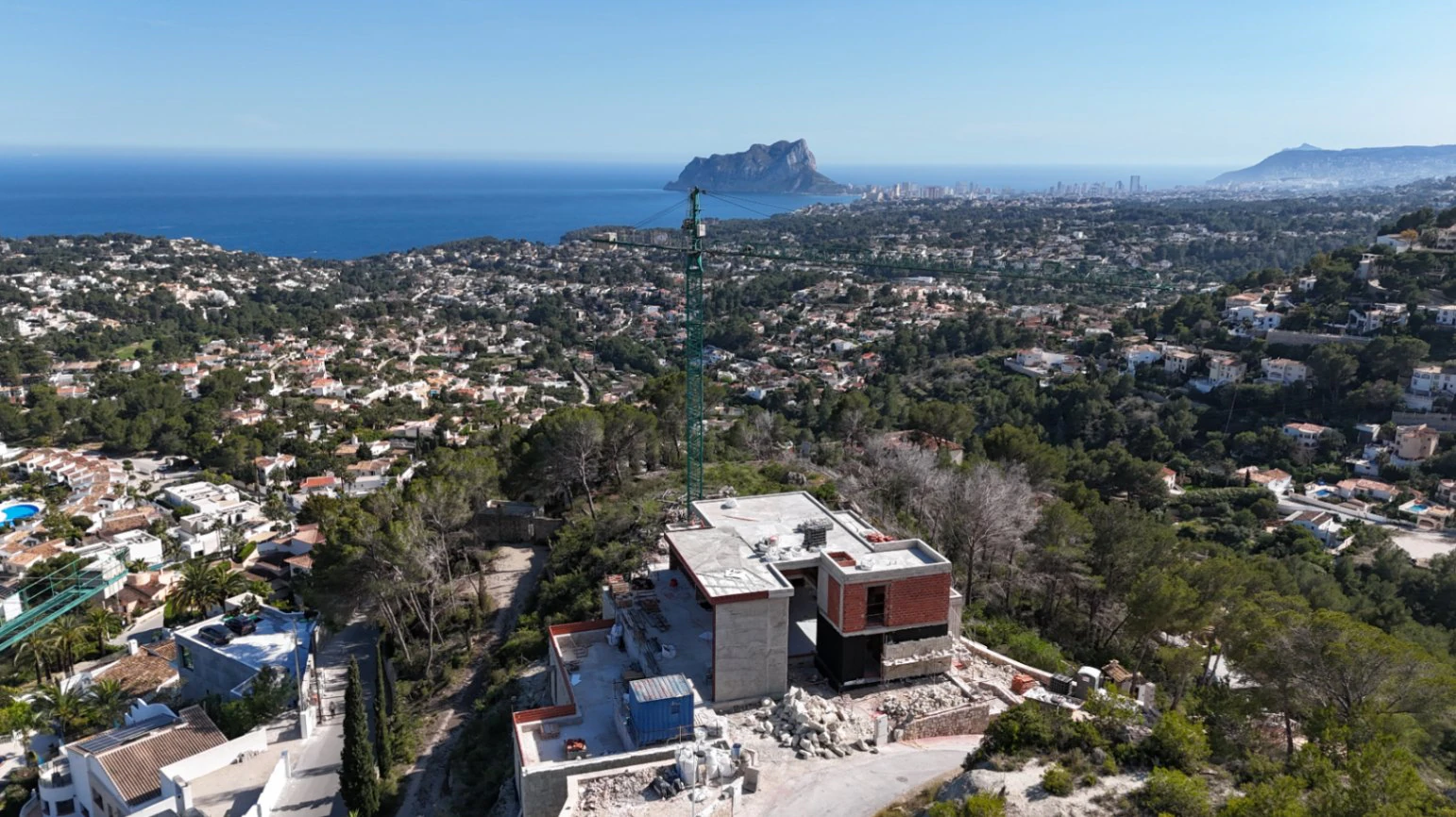 Villa de lujo moderna con vistas al mar en venta en Moraira | Fanadix
