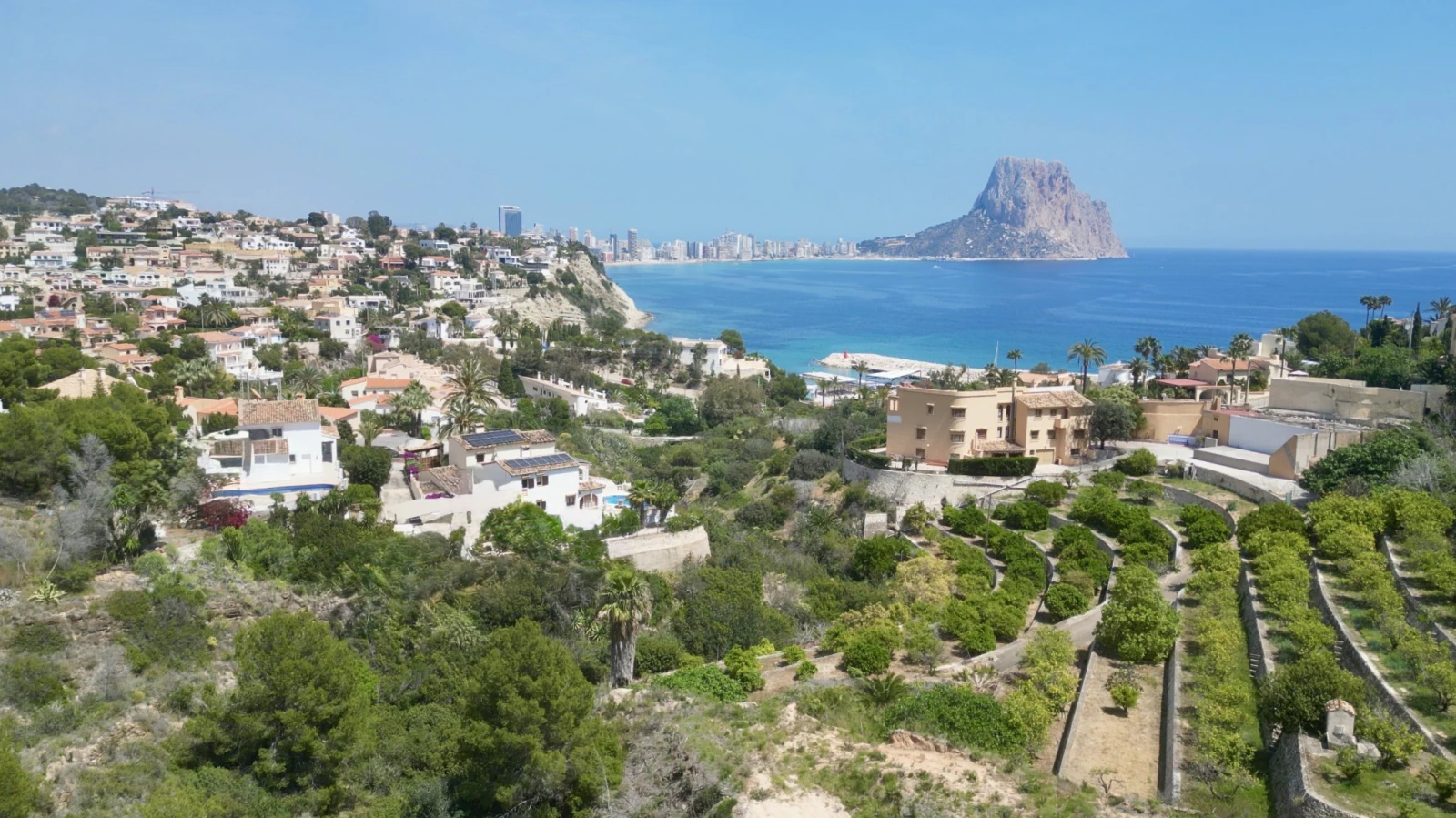 Villa avec vue sur la mer dans un excellent emplacement à Calpe