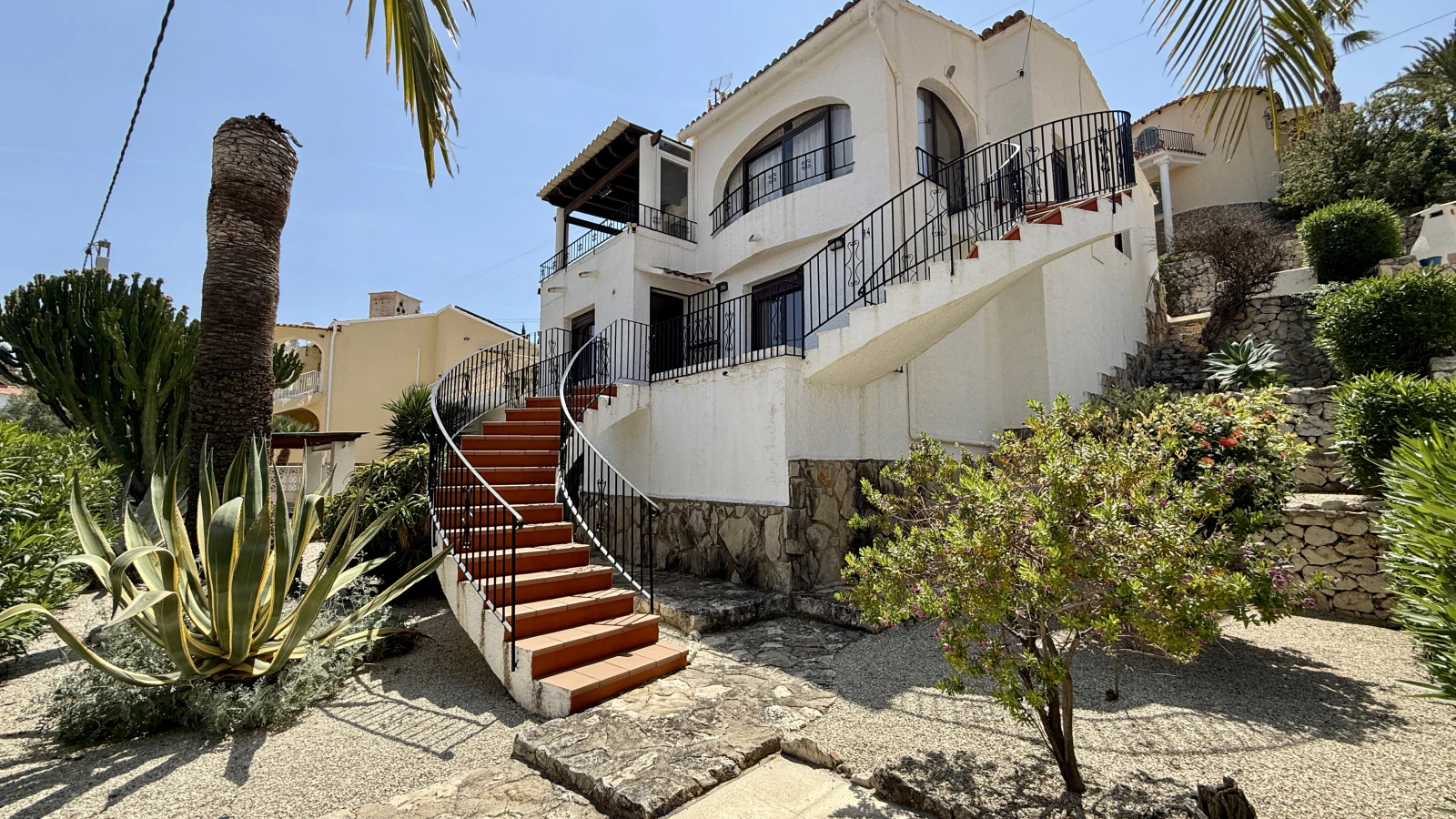 Villa avec vue sur la mer dans un excellent emplacement à Calpe