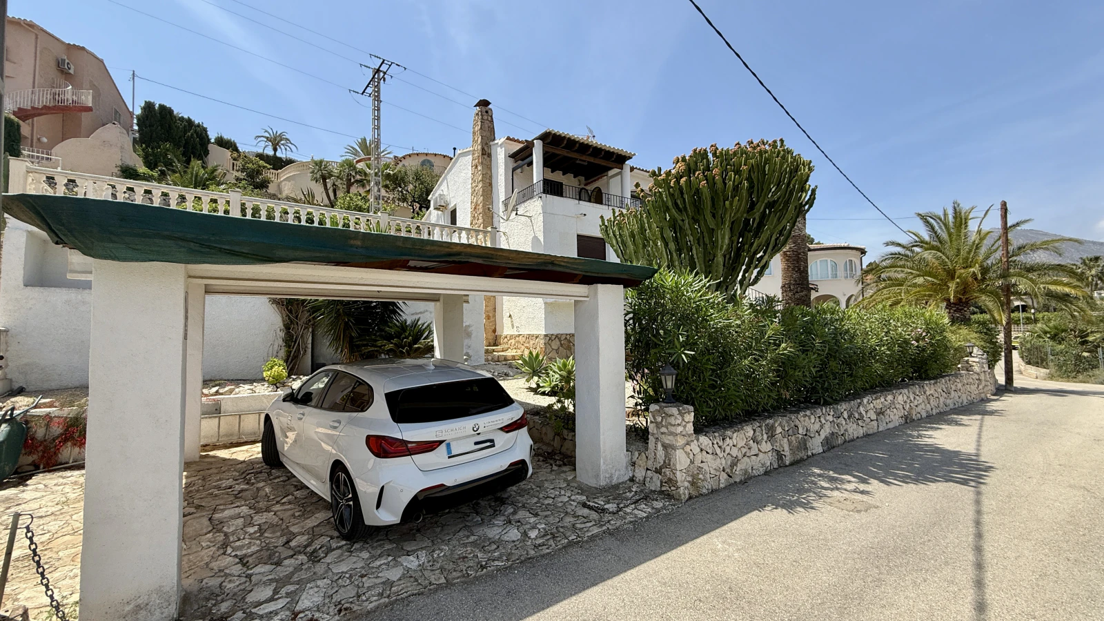 Villa avec vue sur la mer dans un excellent emplacement à Calpe
