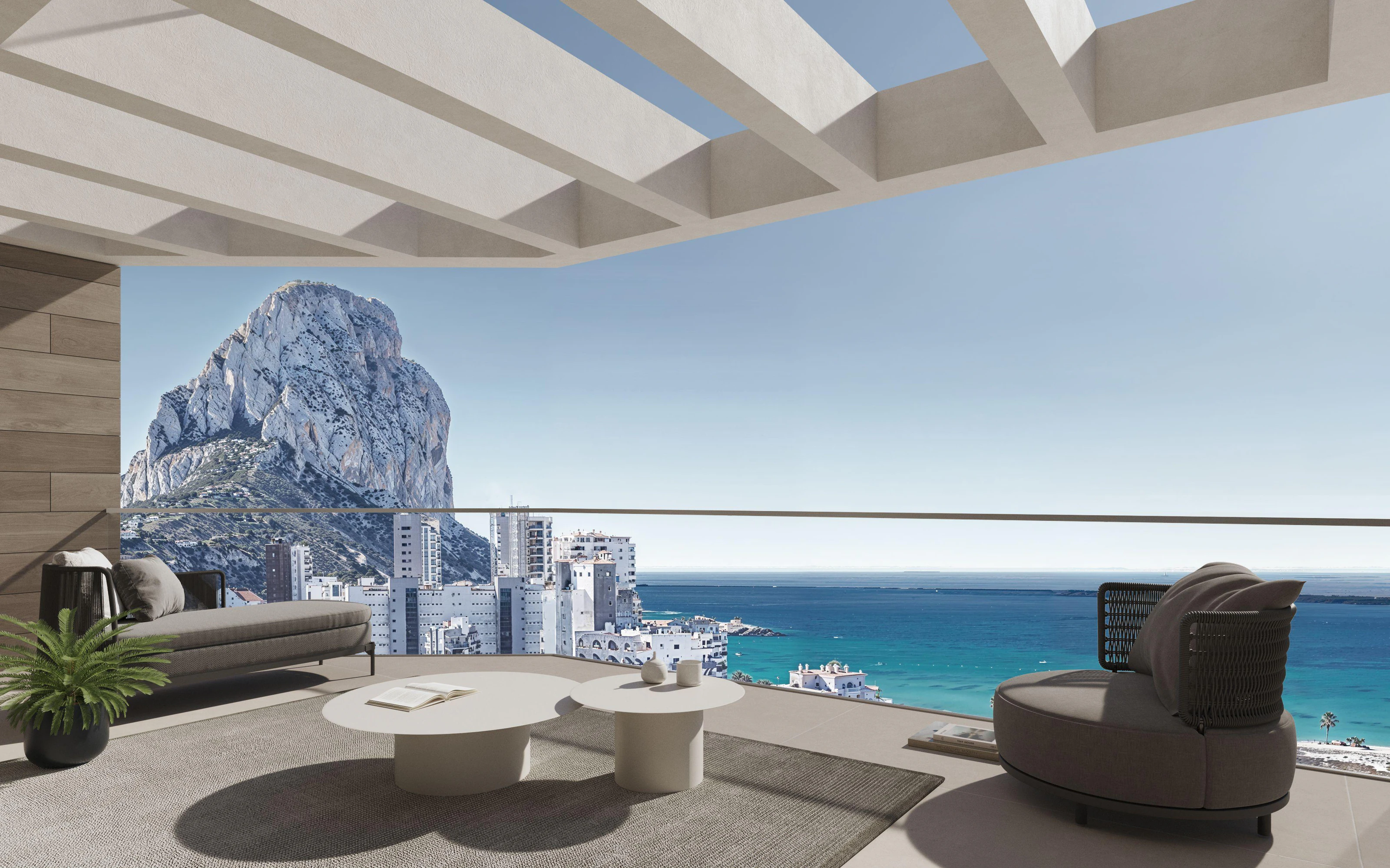 Apartment for sale with 2 bedrooms in Calpe, Alicante.