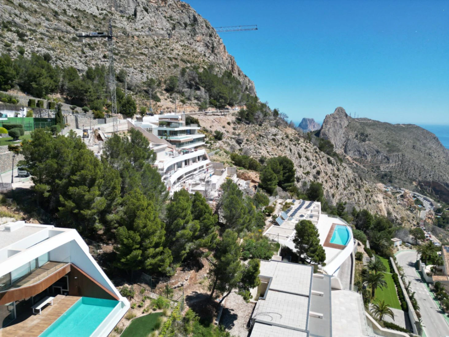 Außergewöhnliches Grundstück mit Panoramablick auf das Meer und die Berge – Altea Hills, Costa Blanca