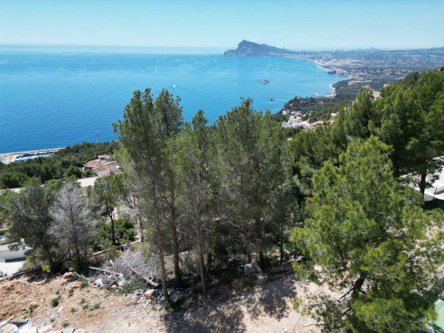 Außergewöhnliches Grundstück mit Panoramablick auf das Meer und die Berge – Altea Hills, Costa Blanca