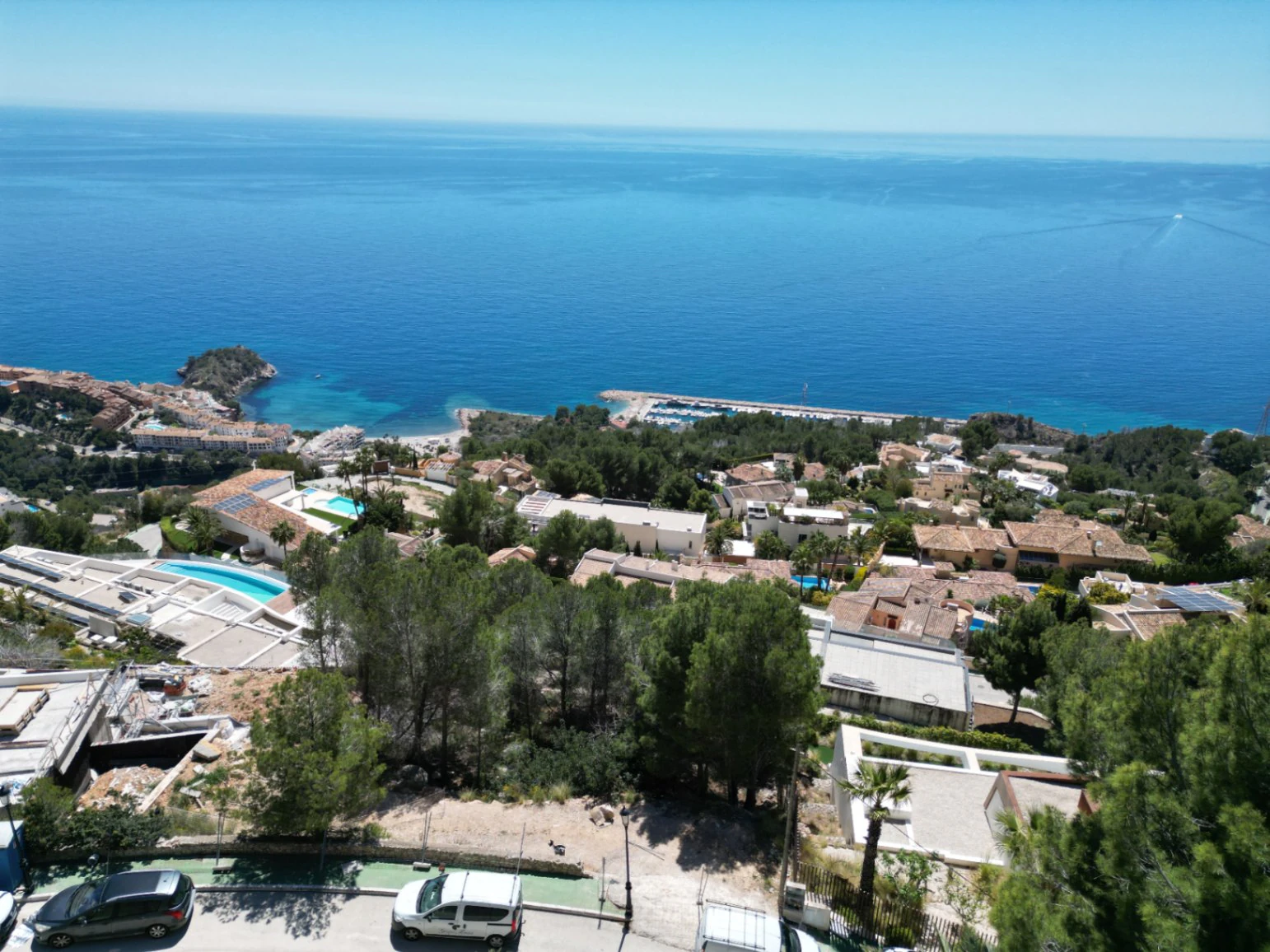 Außergewöhnliches Grundstück mit Panoramablick auf das Meer und die Berge – Altea Hills, Costa Blanca