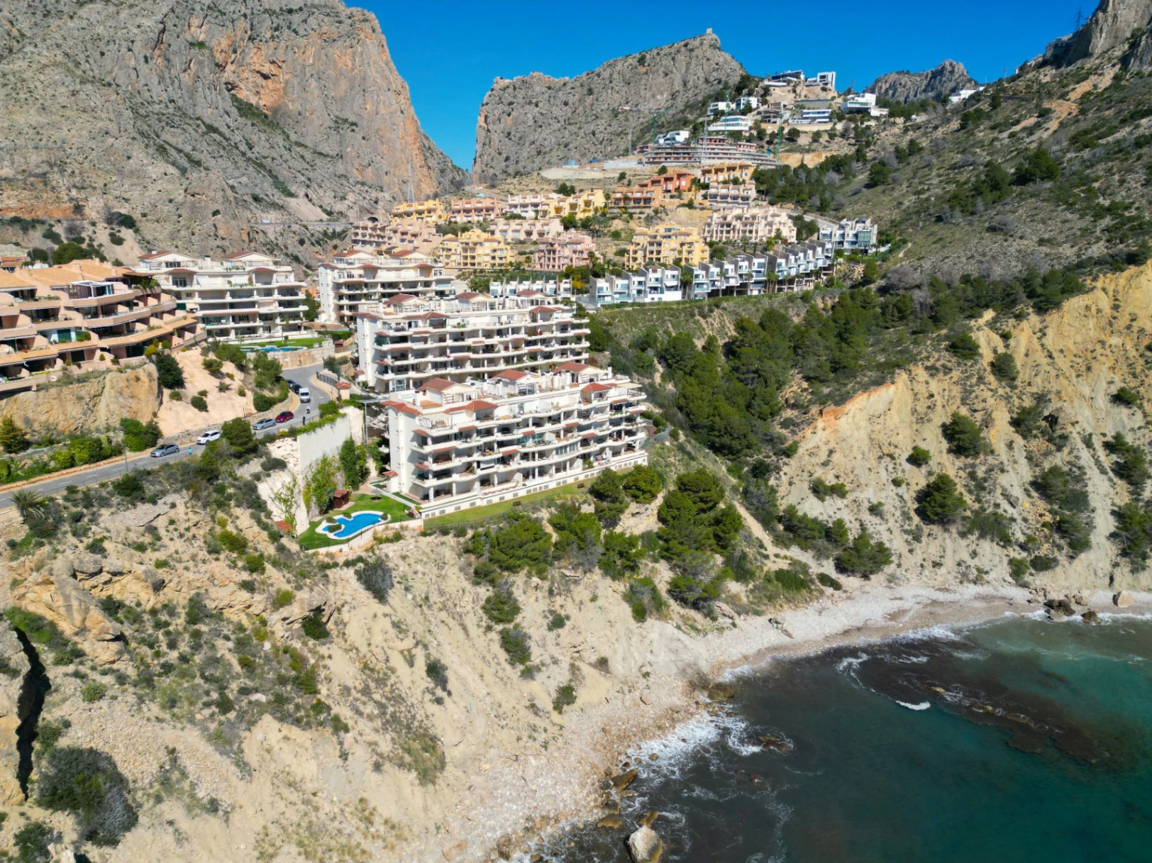 Luxuswohnung in erster Meereslinie in Mascarat, Altea