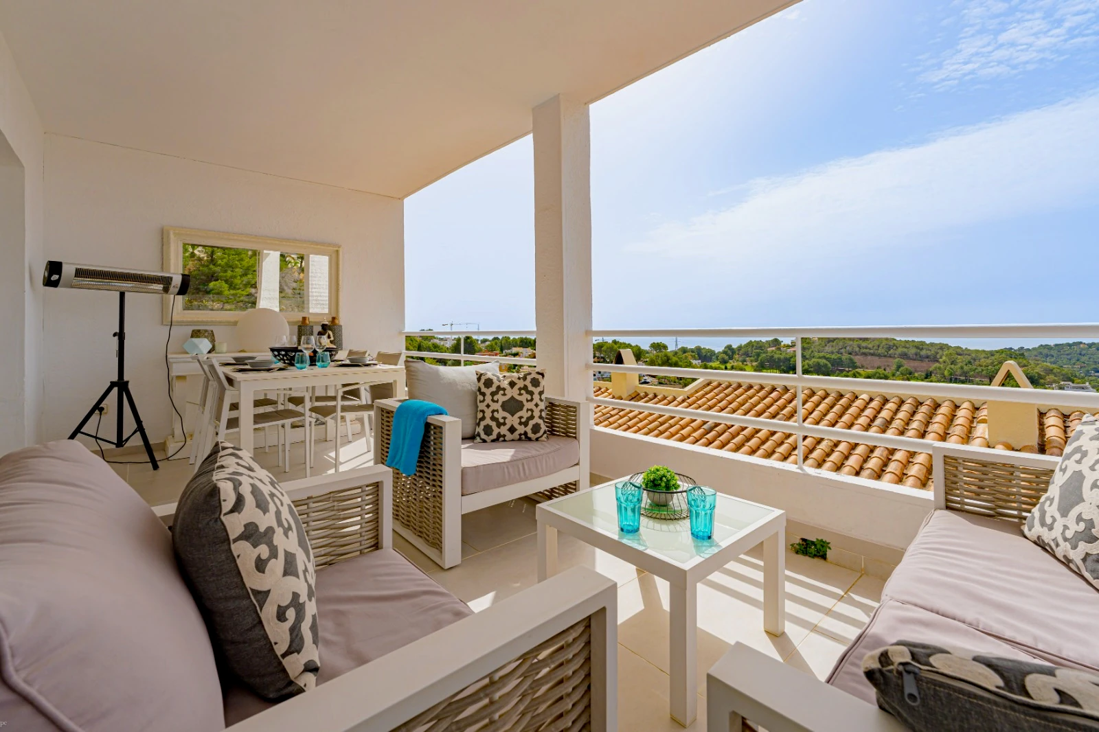 Duplex Apartment for Sale Next to the Golf Course in Altea la Vella – Sea and Golf Course Views, North Costa Blanca