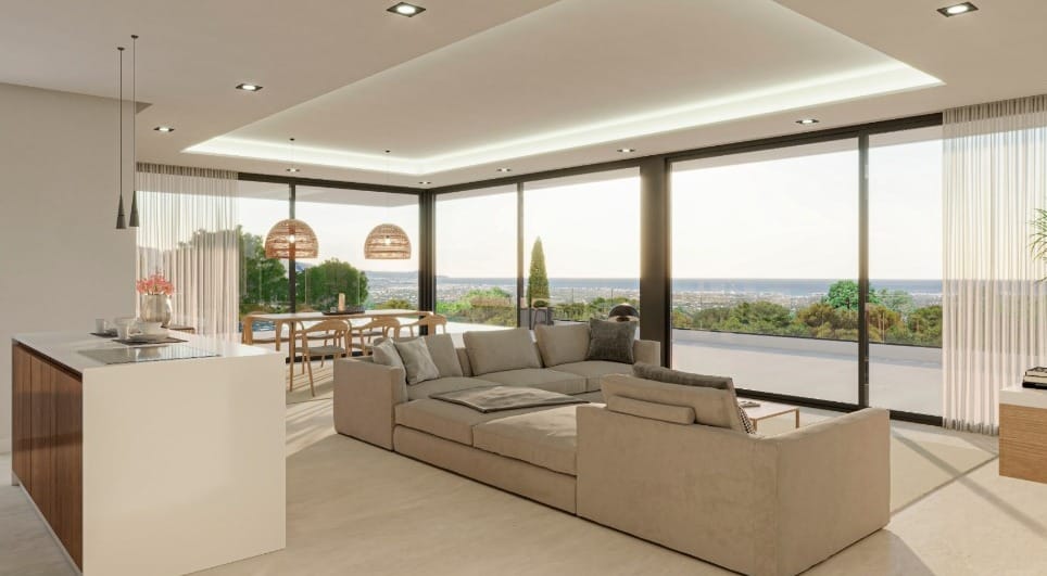 Chalet de obra nueva en Denia