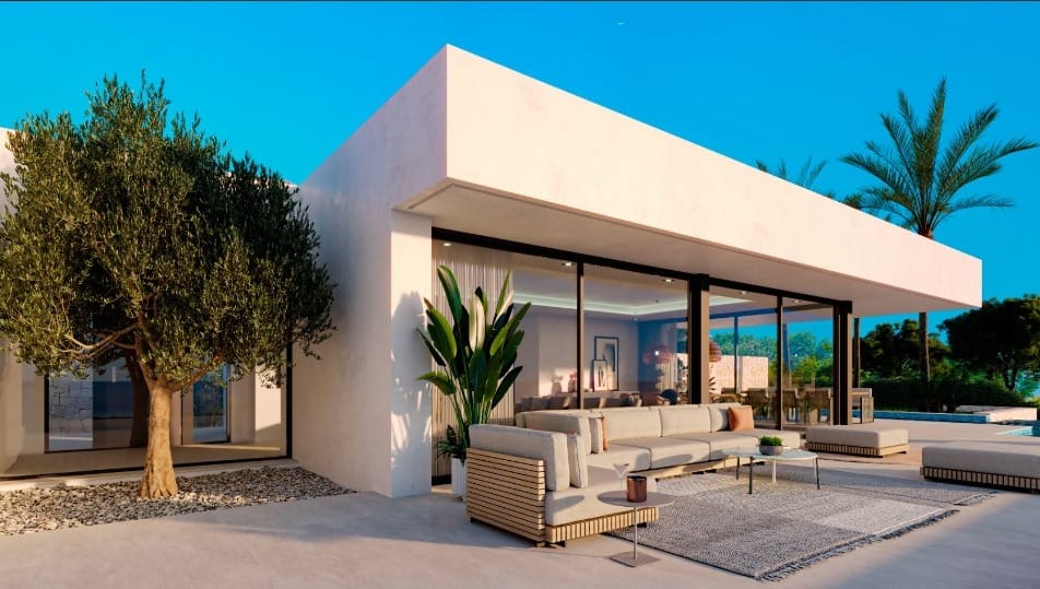 Chalet de obra nueva en Denia