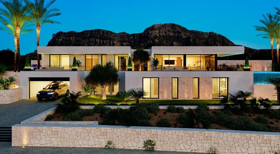 Chalet de obra nueva en Denia