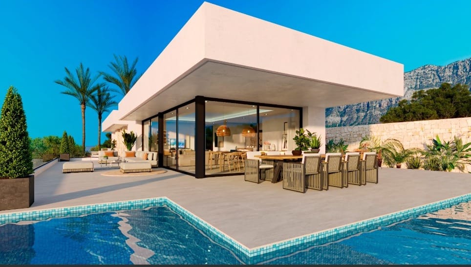 Chalet de obra nueva en Denia