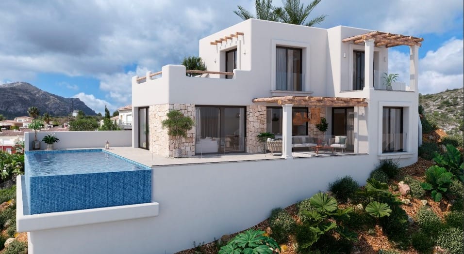 Chalet de obra nueva en Pedreguer