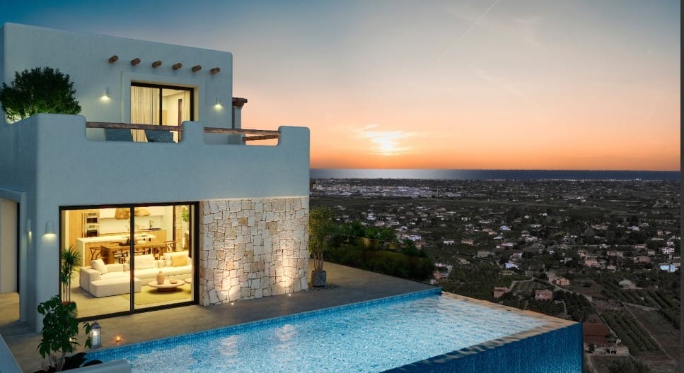 Chalet de obra nueva en Pedreguer