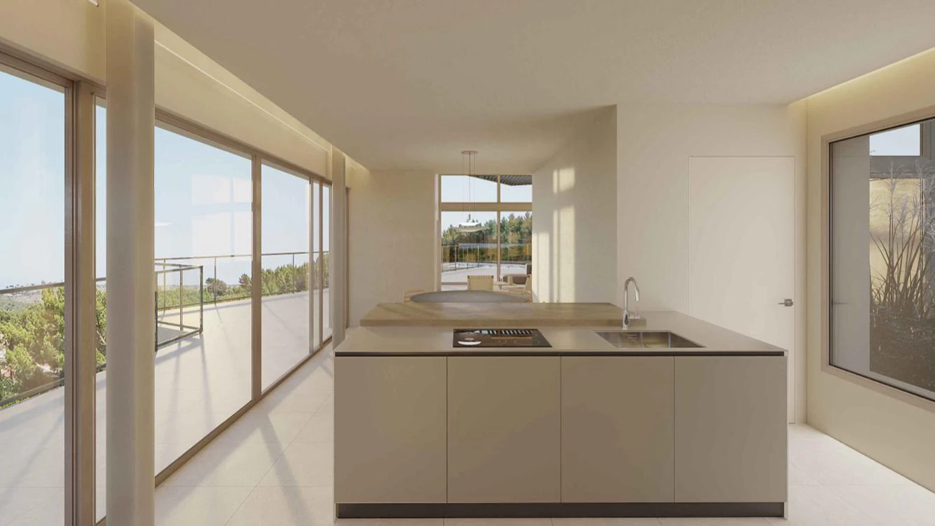 "Montgó House": Proyecto de Autor con Licencia Concedida y Vistas Infinitas en Dénia.