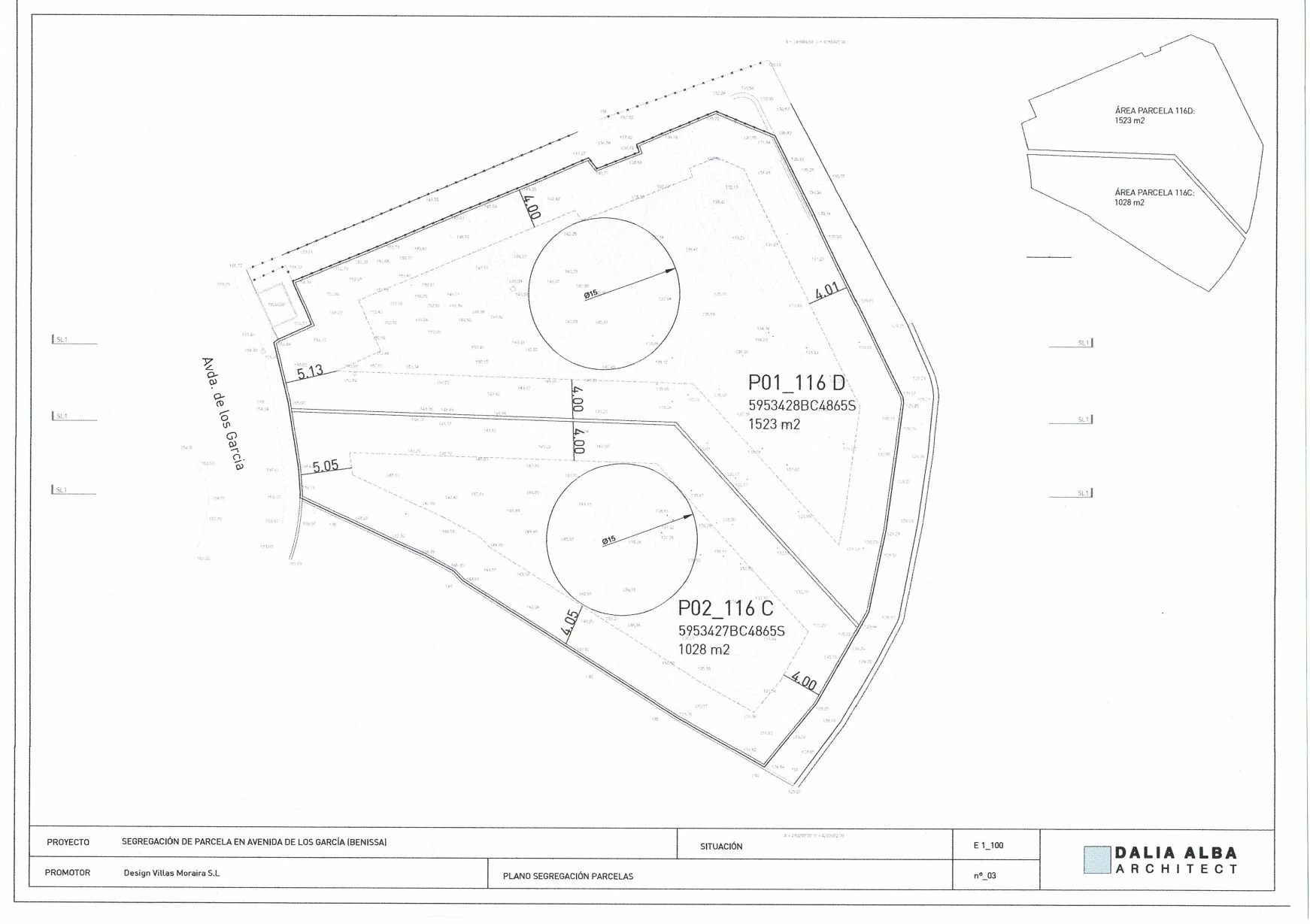 Parcela en venta en Benissa