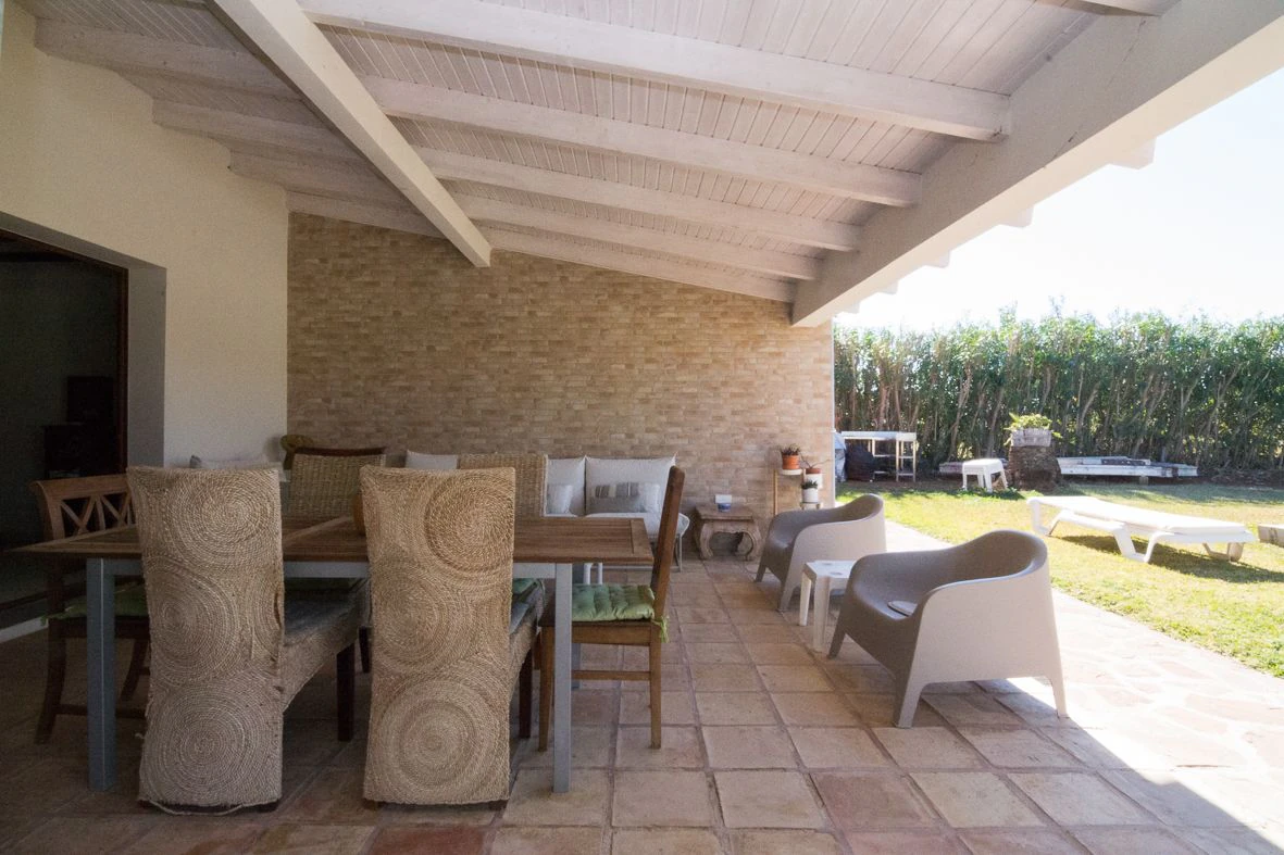 Villa mediterránea con gran parcela.