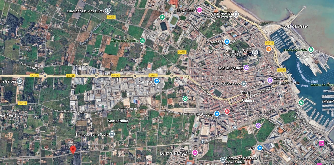 Elies - Parcela rústica en venta en Denia, Alicante de 1555 m²