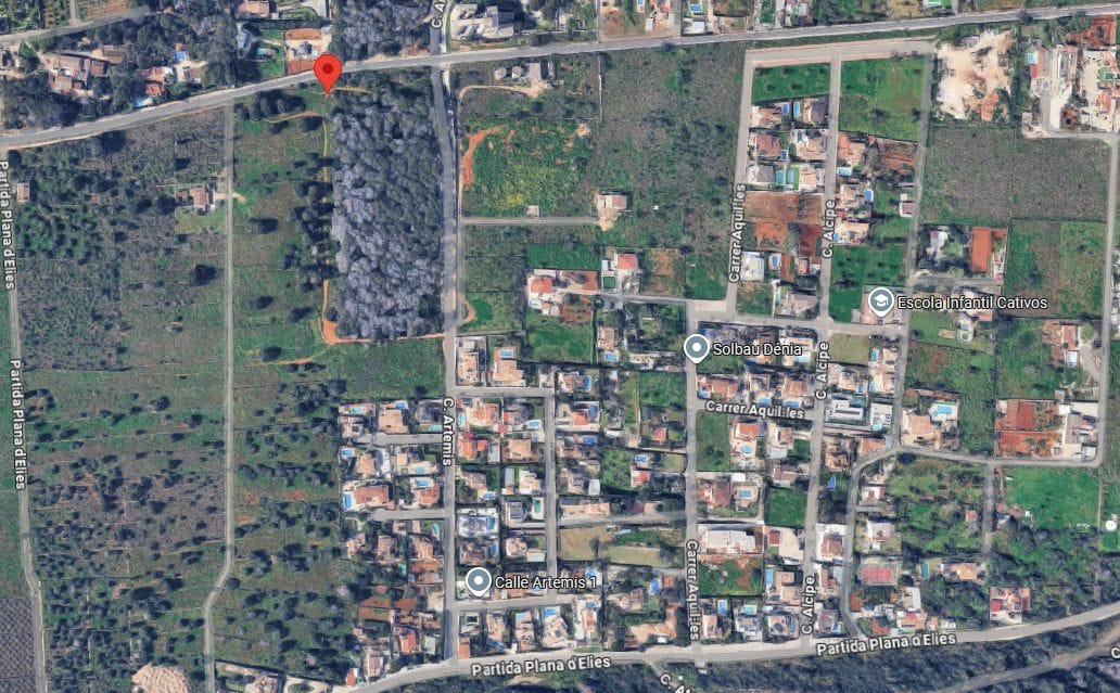 Elies - Parcela rústica en venta en Denia, Alicante de 1555 m²
