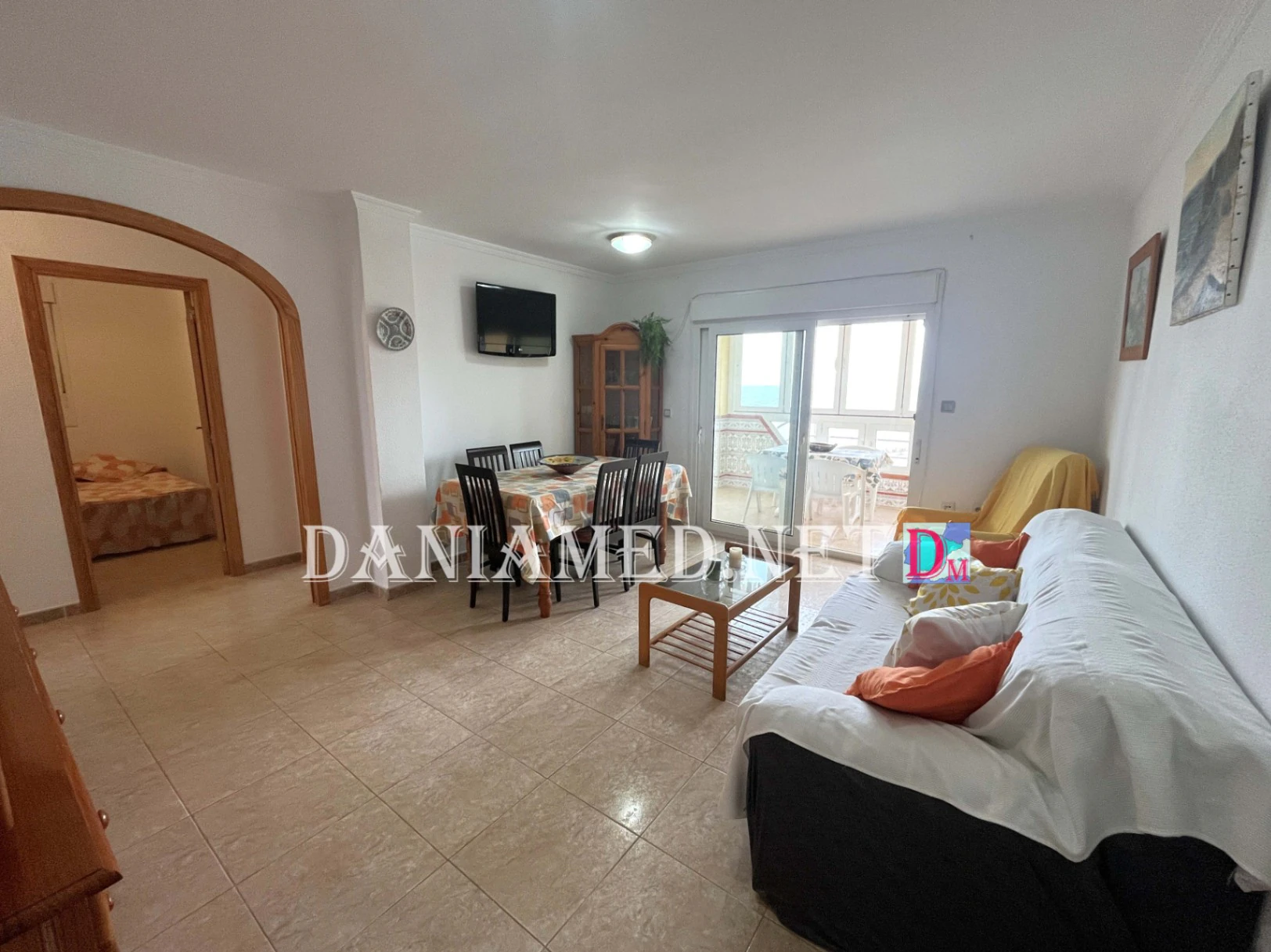 AnaRacons - Apartamento con vistas al mar en Playa de Les Deveses, Dénia