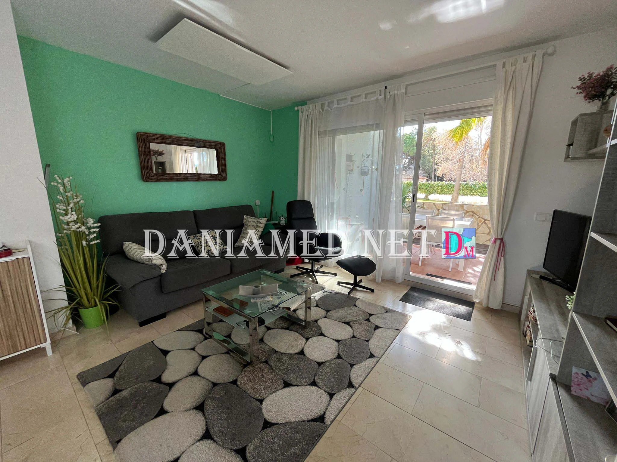 Olaspb2 - Corner ground floor in El Verger just 400 m from Les Deveses Beach.