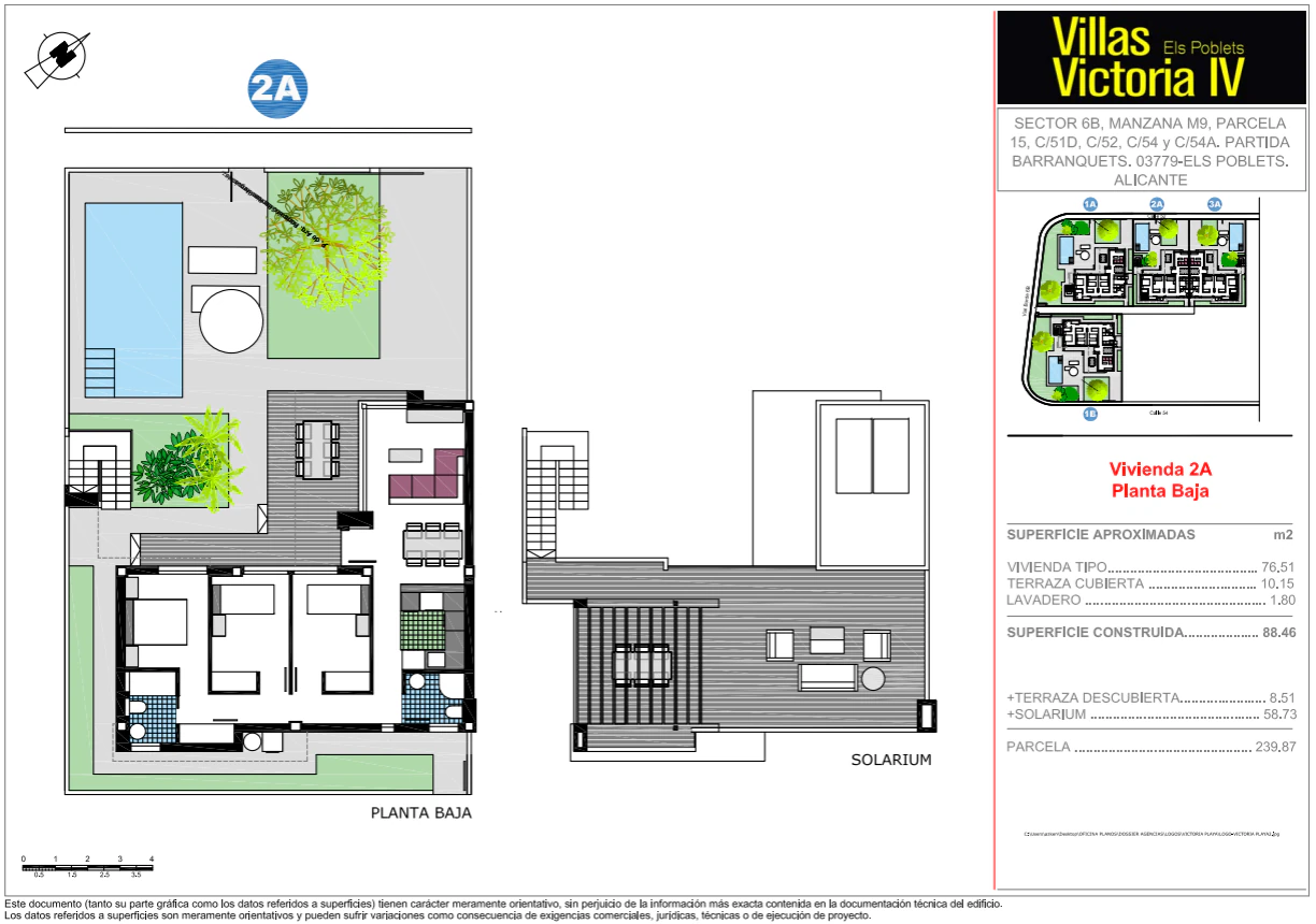 Vic4A - Nuevo Chalet Semiadosado en Els Poblets