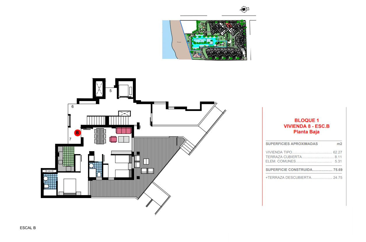 NUEVO Apartamento moderno a 60m de la Playa - Denia !
