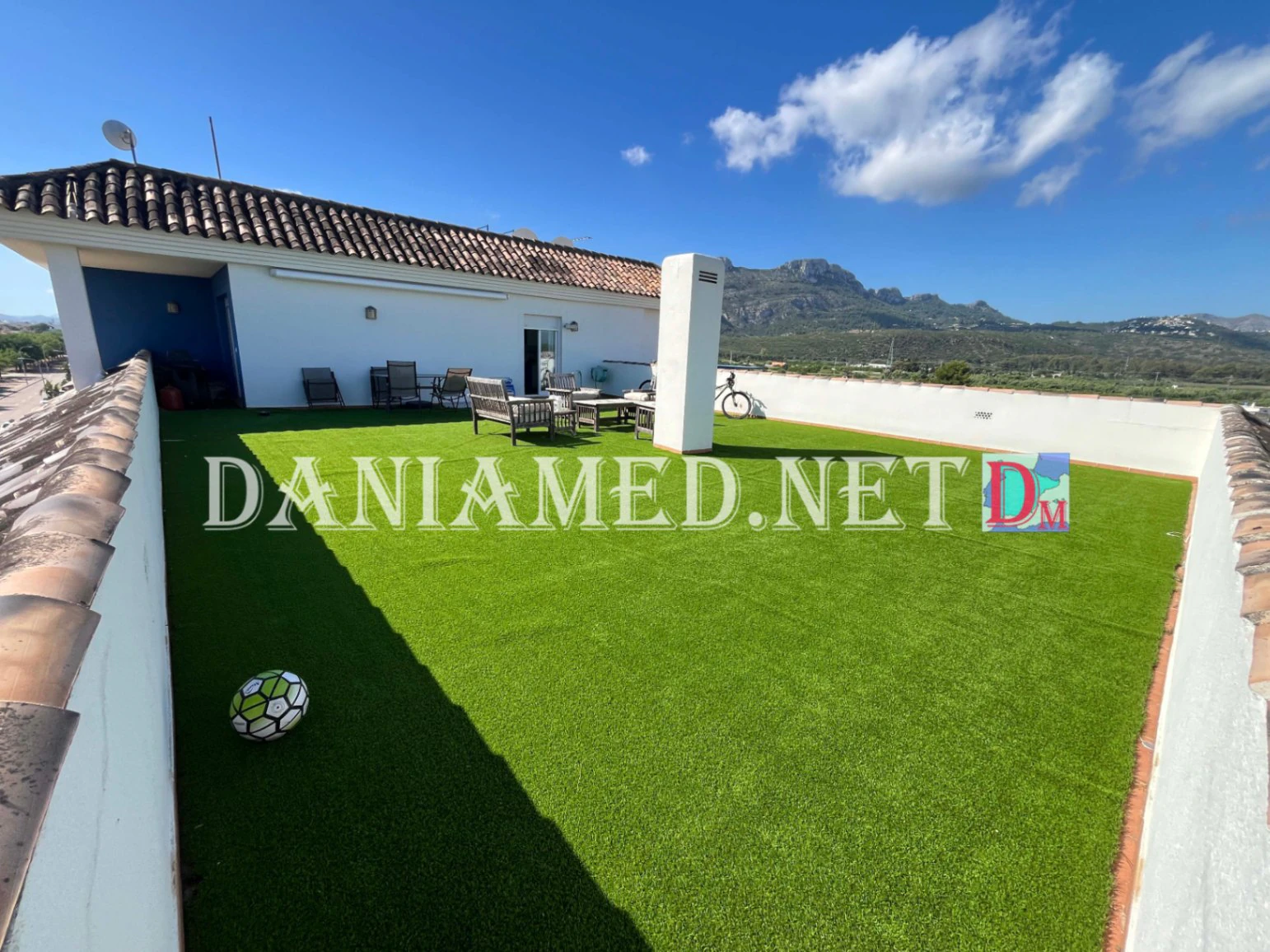 Aticoblanca - Ático con espectacular terraza de 100 m² y vistas al mar en El Verger
