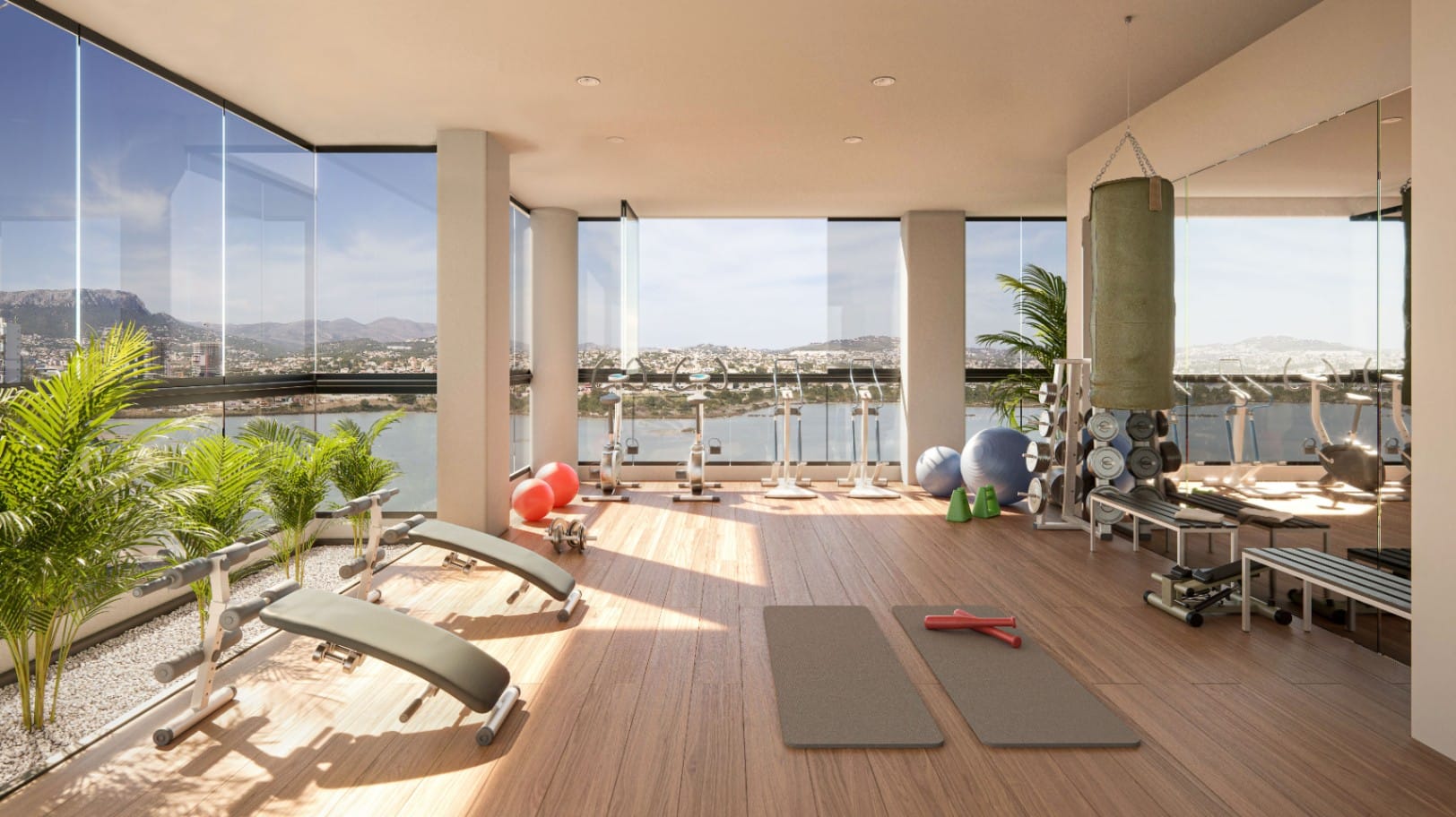 Apartamento nuevo de lujo en Calpe con 3 dormitorios y piscina