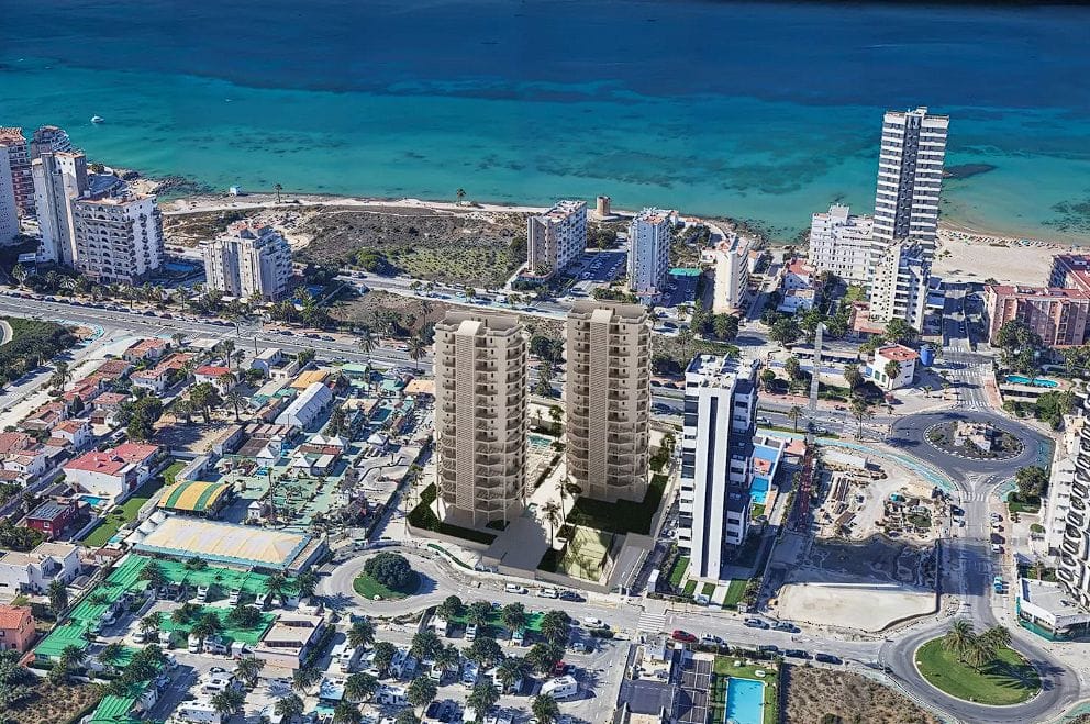 Apartamento de lujo en Calpe: 2 habitaciones y piscina comunitaria