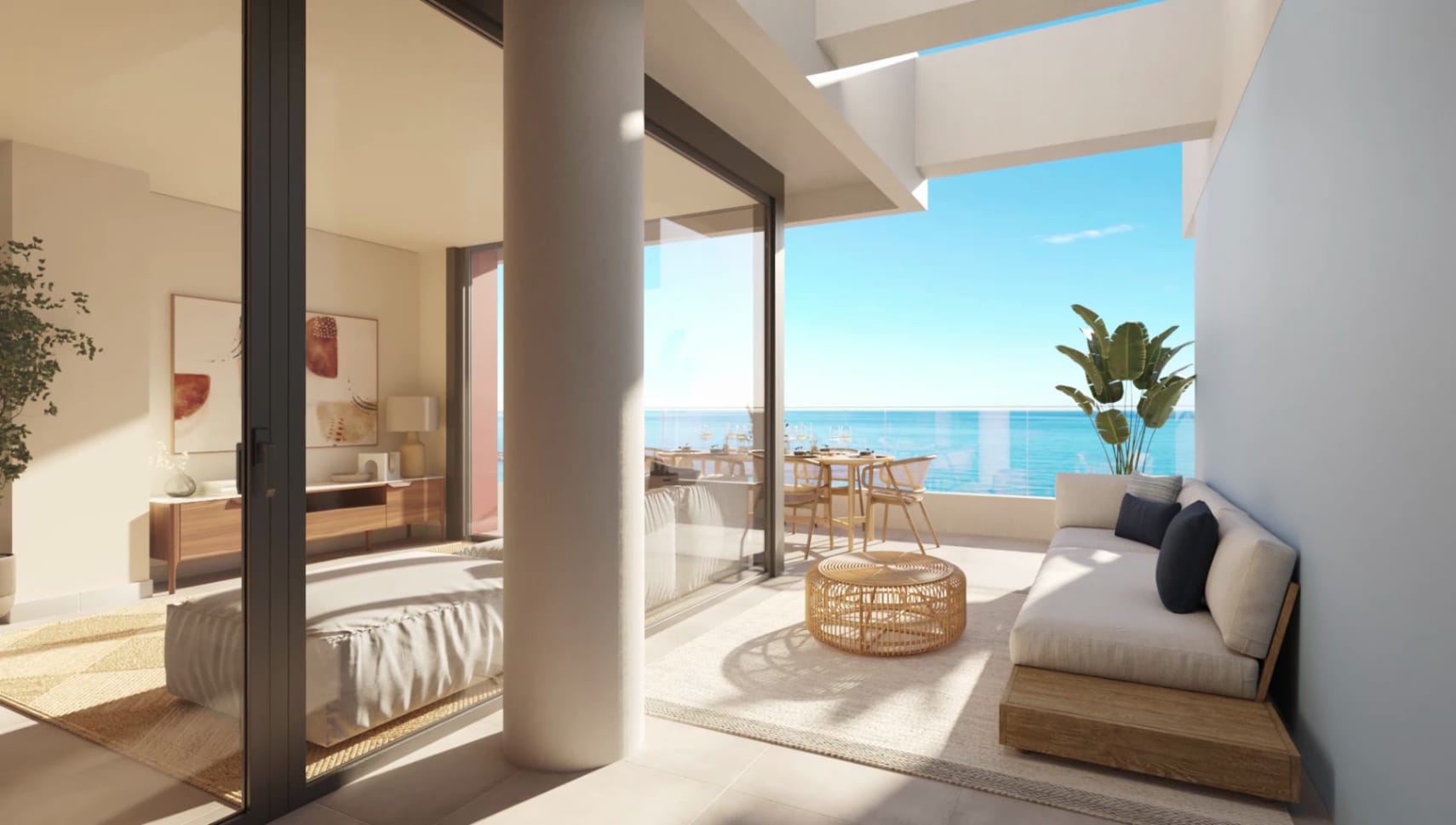 Apartamento nuevo de lujo en Calpe con 3 dormitorios y piscina