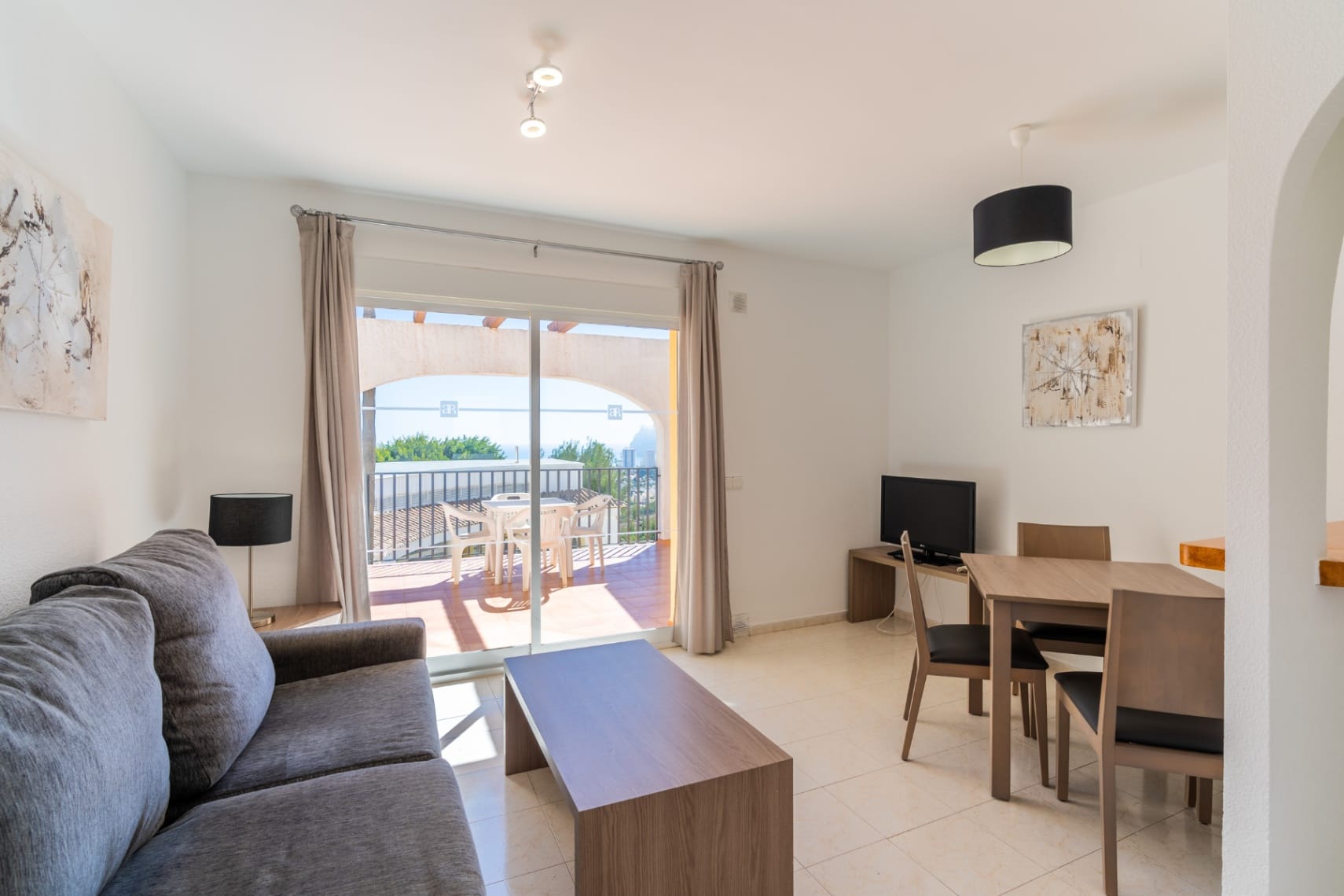 Bungalow con vistas al mar en Calpe