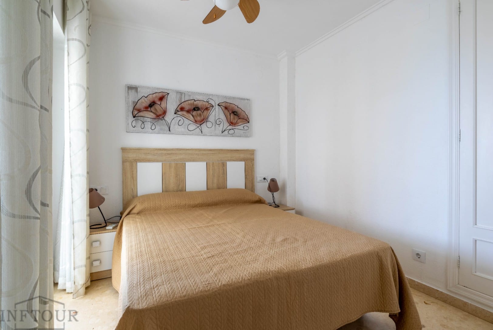 Apartamento con vistas al mar y la montaña en zona céntrica y tranquila de Calpe, con 2 dormitorios y piscina