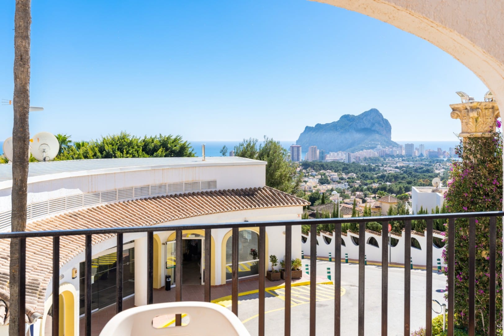 Bungalow con vistas al mar en Calpe