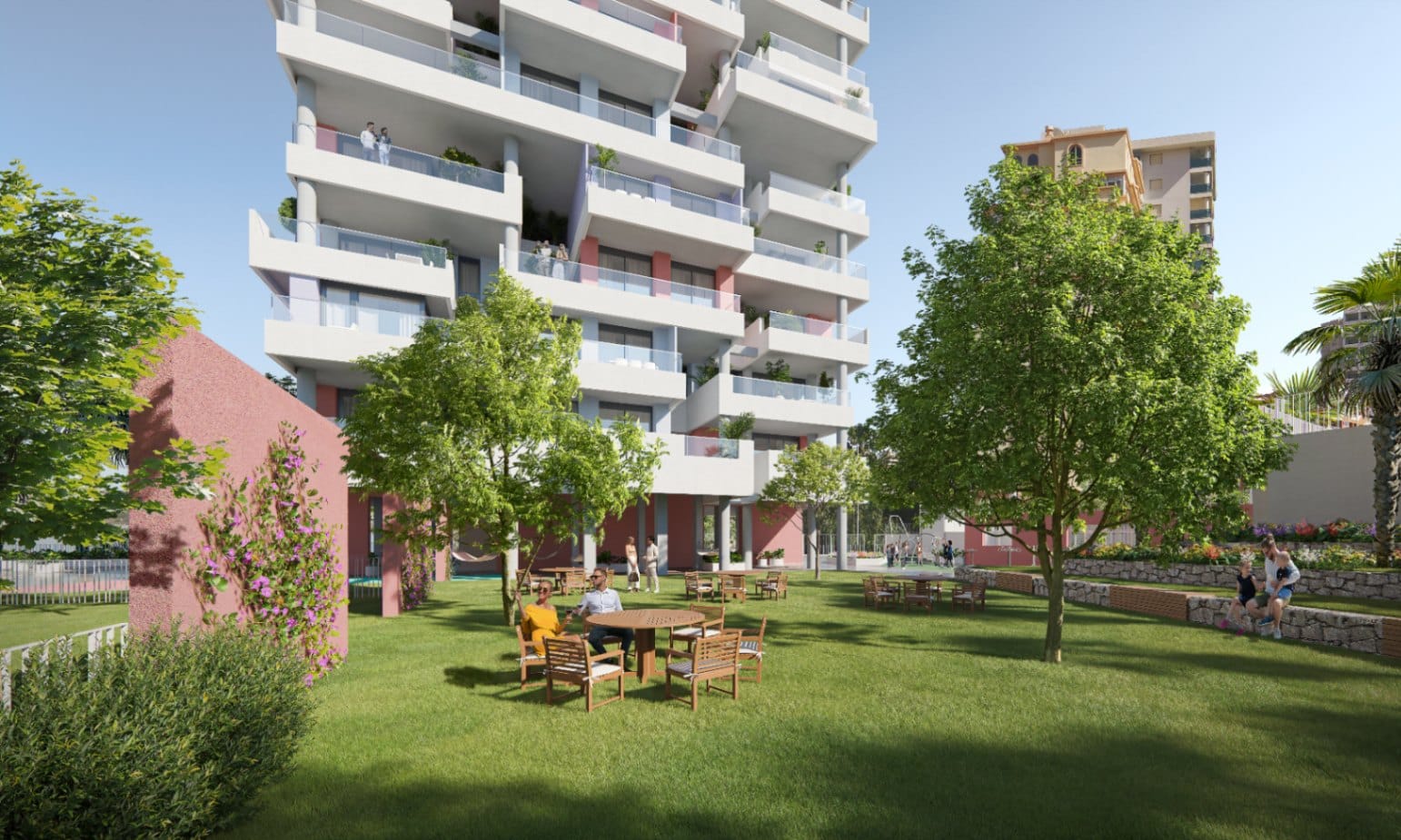 Apartamento nuevo de lujo en Calpe con 3 dormitorios y piscina