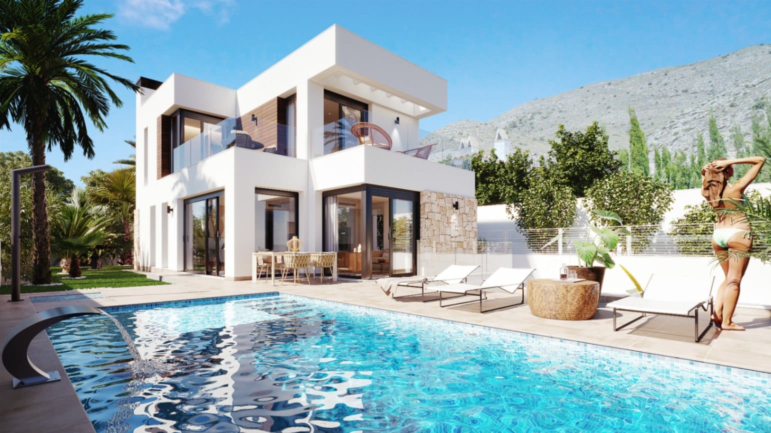 190 - Villa en Venta en Sierra Cortina, Finestrat, Alicante
