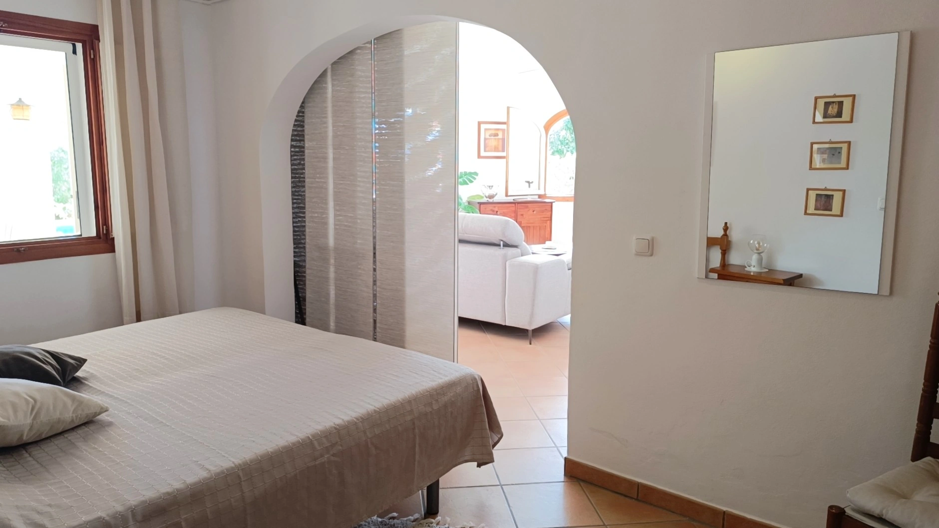 Chalet con 4 dormitorios, vistas al mar, piscina y en Calpe