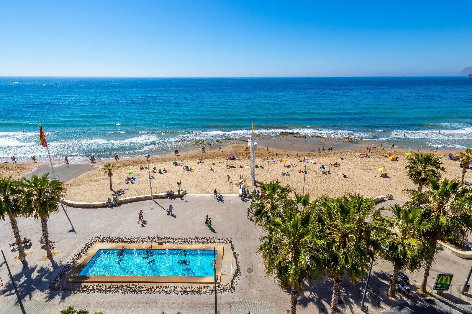 Apartamento 1 dormitorio con vistas al mar, Calpe Centro - Alquiler de temporada